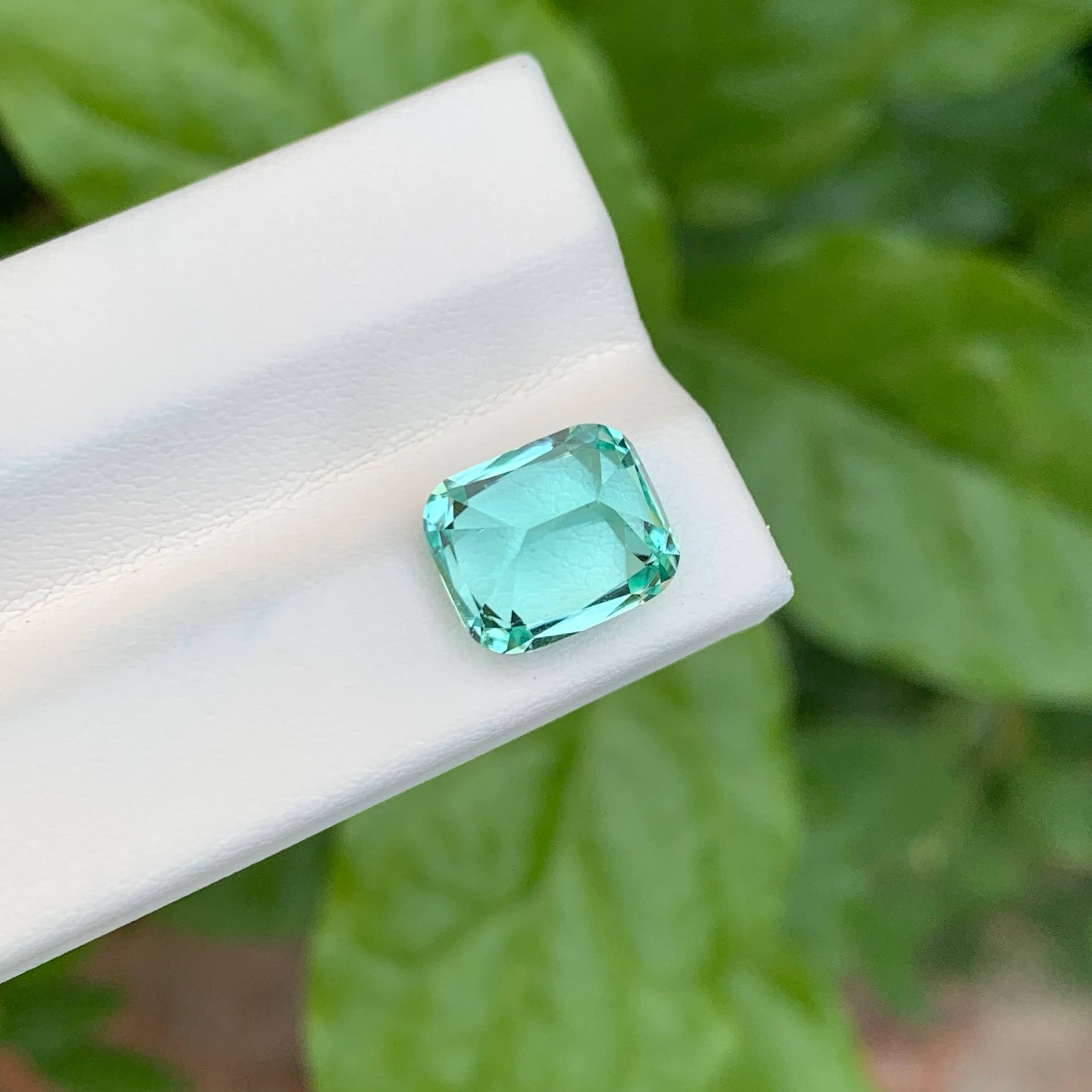 4.75 Carat Sea Foam Tourmaline Stone
