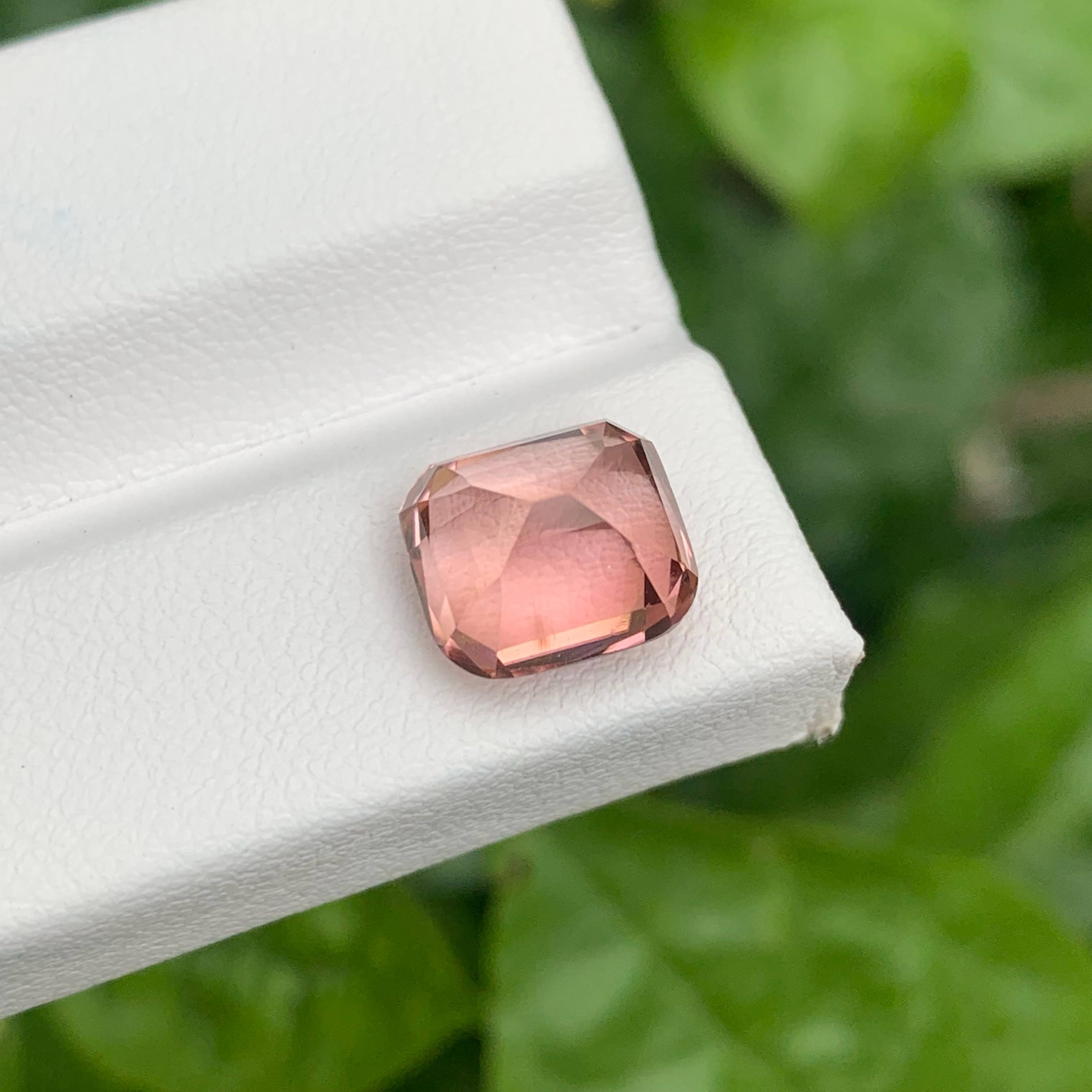 4.35 Carat Pink Tourmaline Cushion Gem