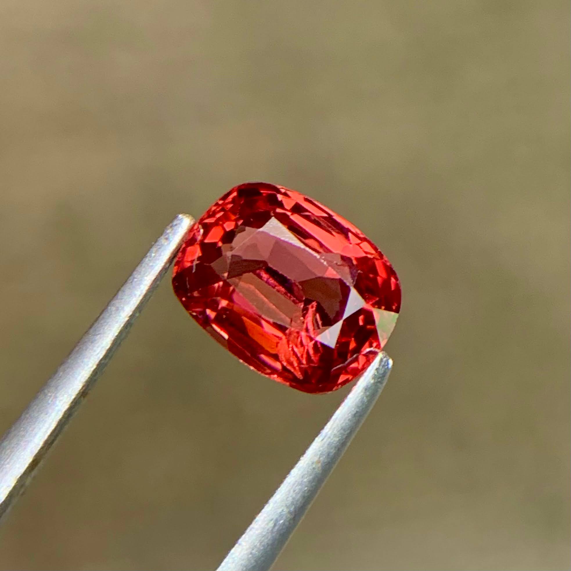  1.15Ct Orange Red Spinel