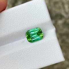 1.71 Carat Mint Green Tourmaline Stone