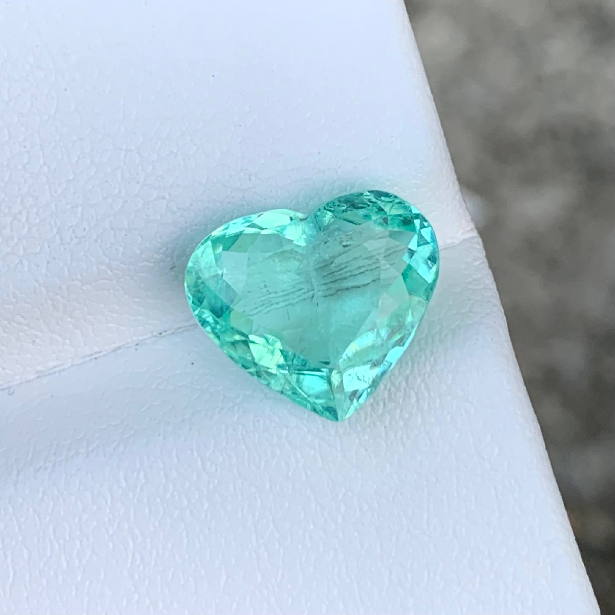 4.97ct AIGS Paraiba Tourmaline Heart