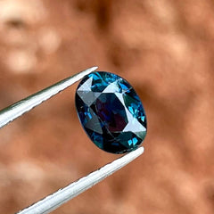 1.00 Carats Blue Sapphire Oval Cut