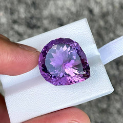 25 Carat Amethyst Stone Pear Cut