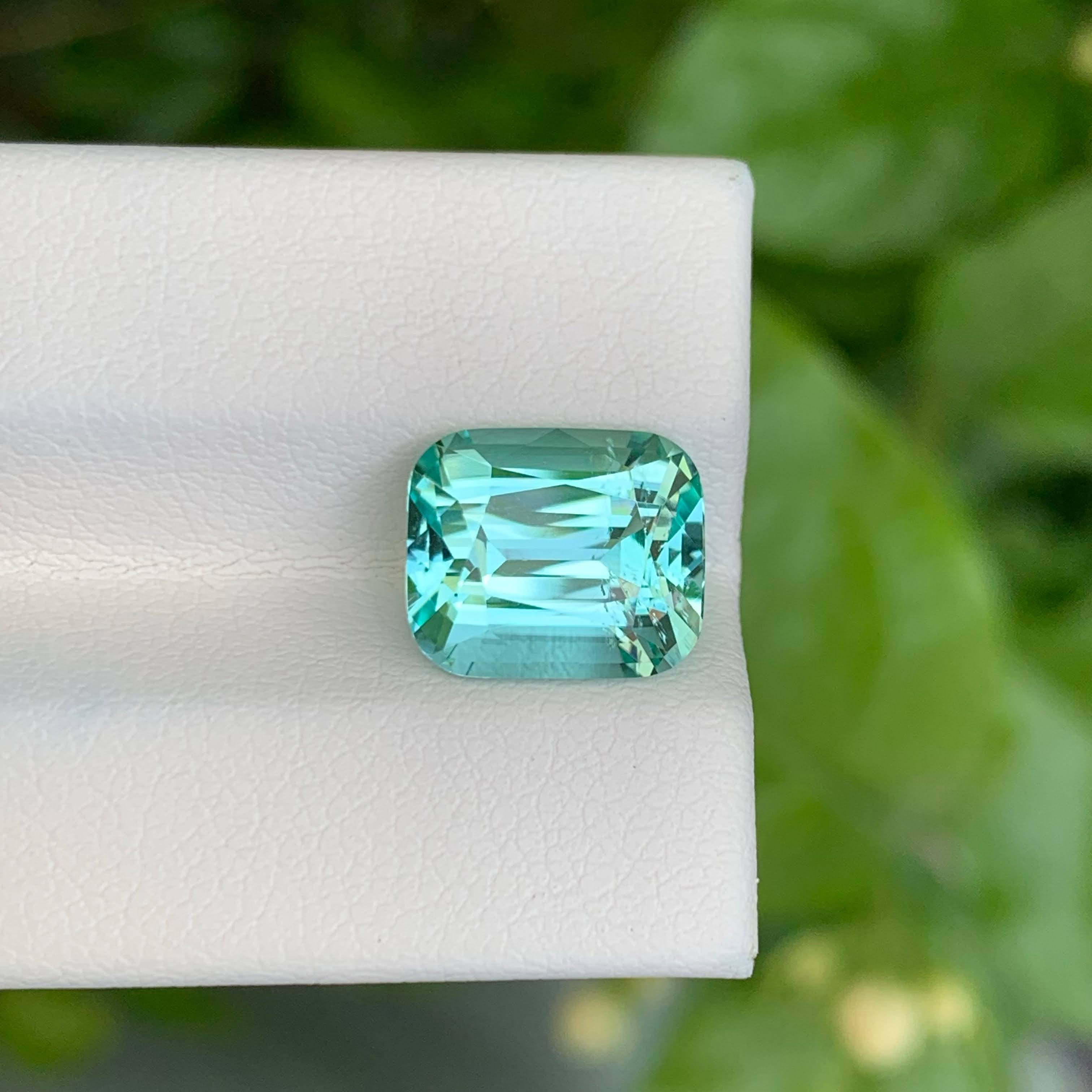 4.75 Carat Sea Foam Tourmaline Stone