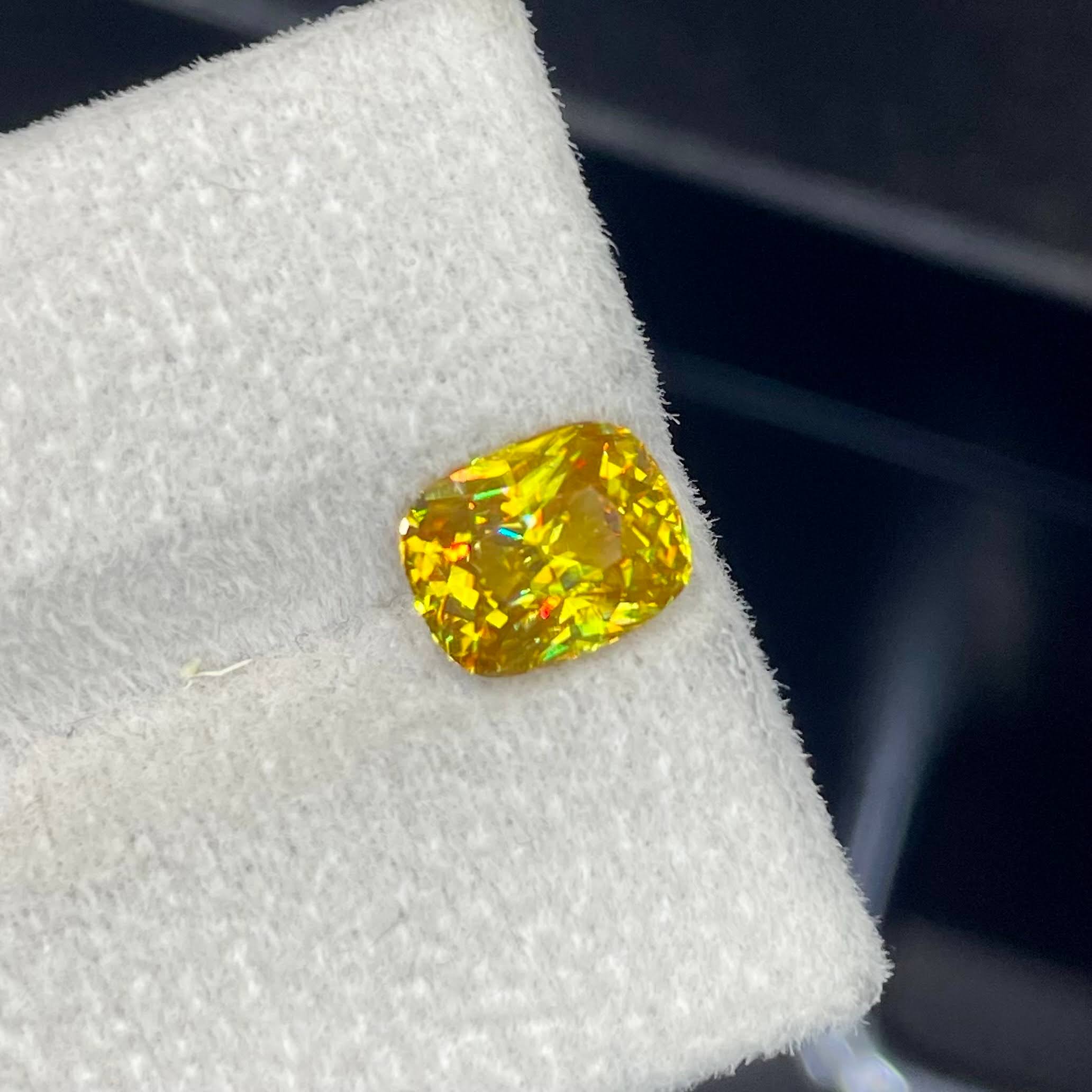 1.92 Carats Certified Sphene Gemstone