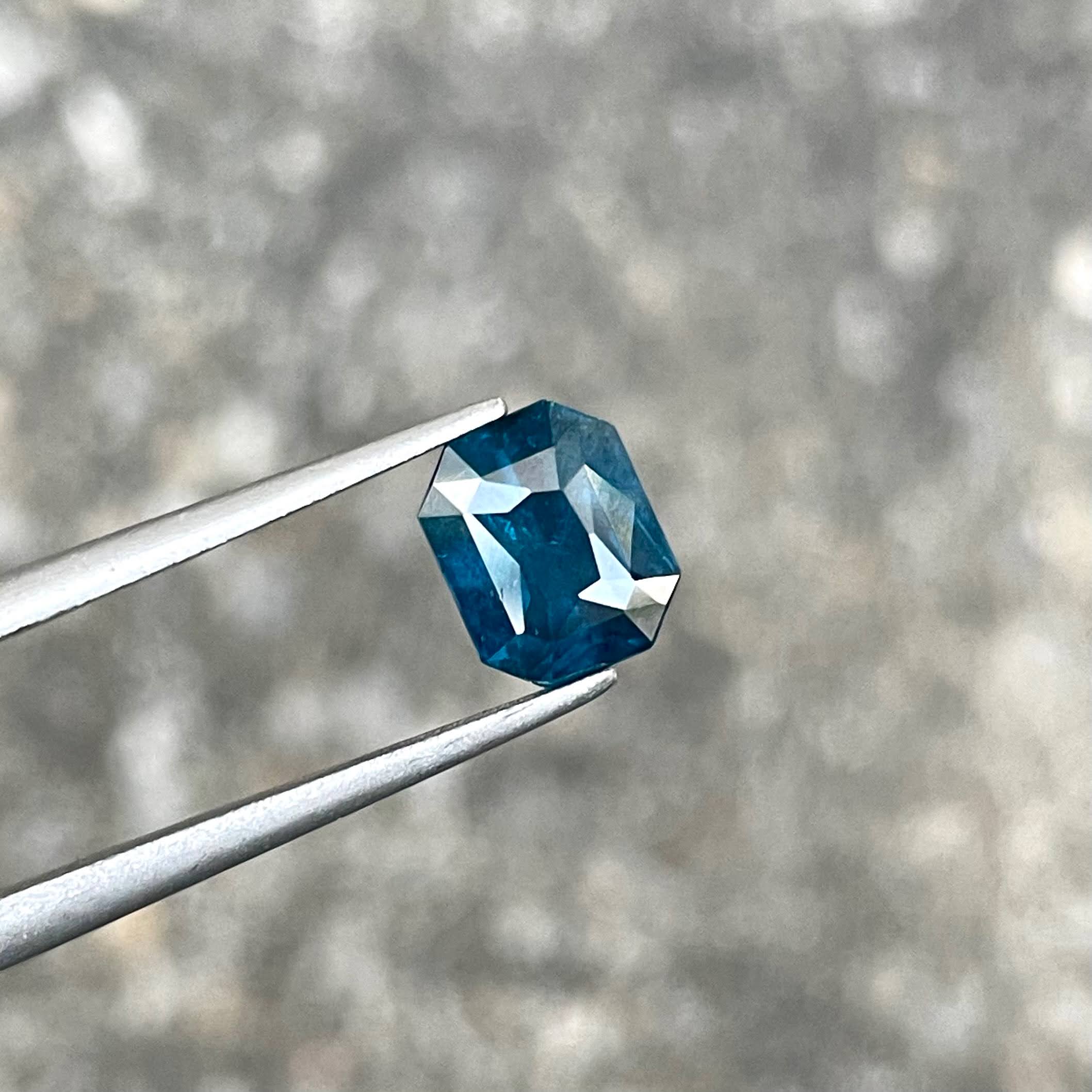 GIA Certified 1.77 Carats Blue Spinel