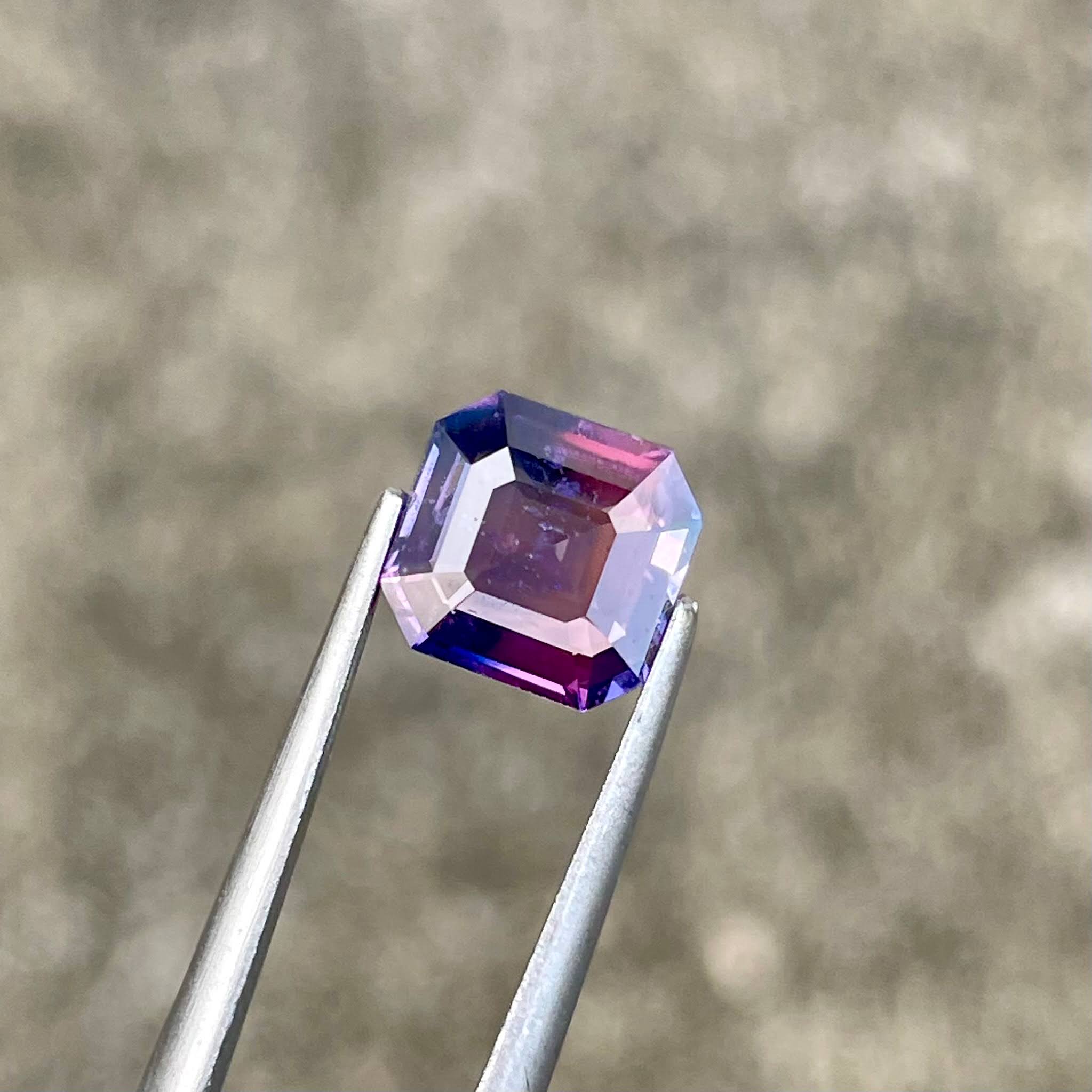 2.04 Carats Rare Bicolor Sapphire