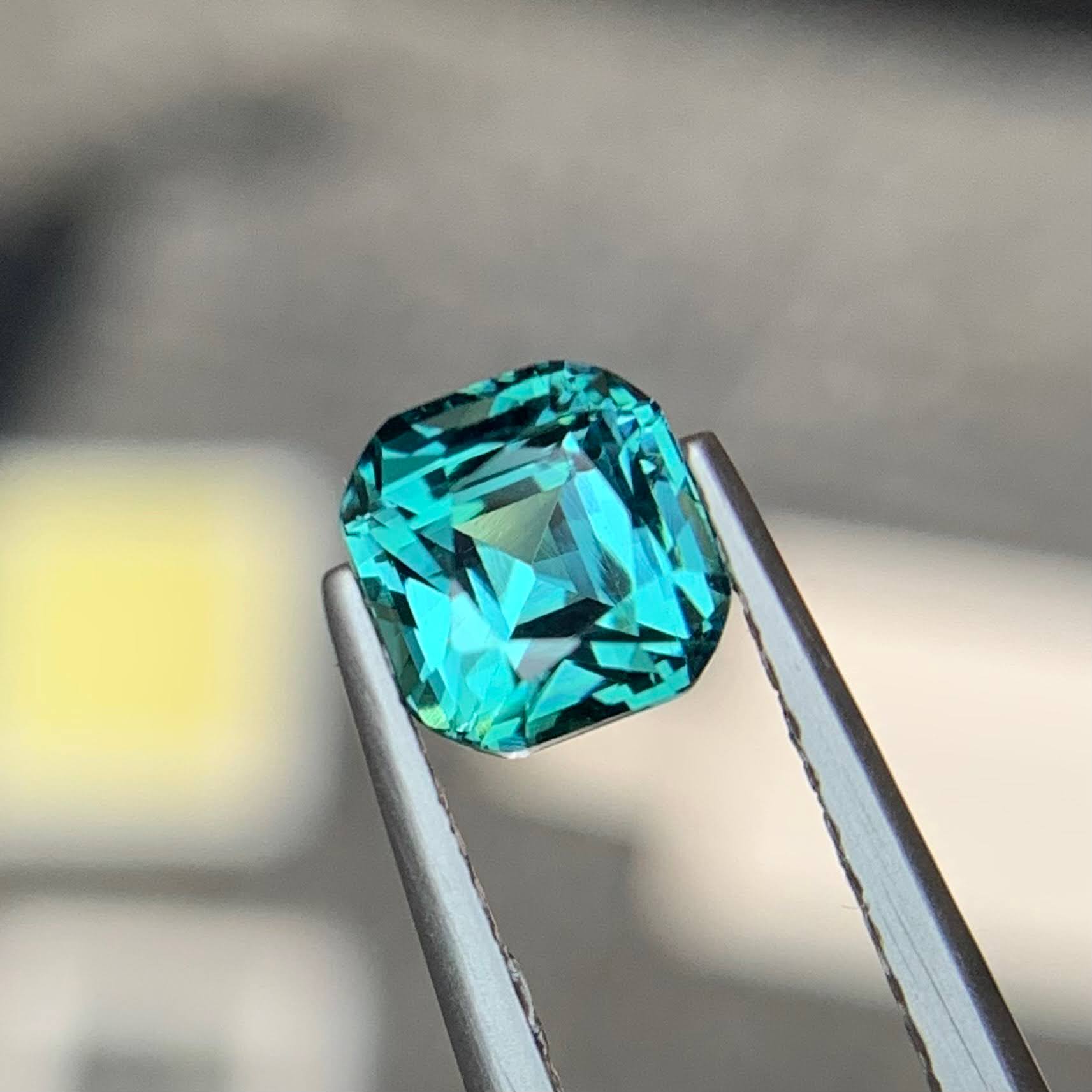 1.20ct Lagoon Tourmaline Cushion