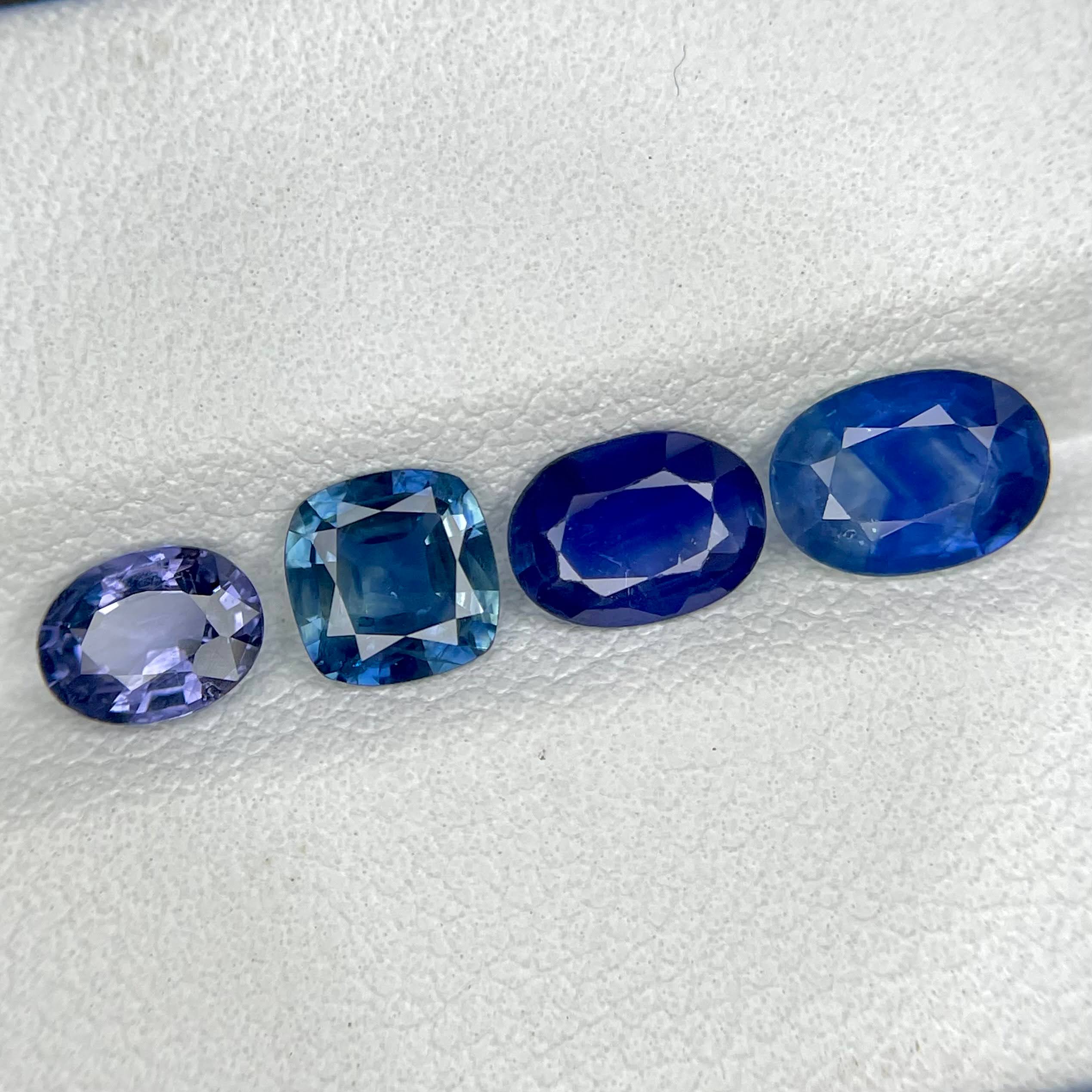 3.45 Ct Blue Sapphire Lot