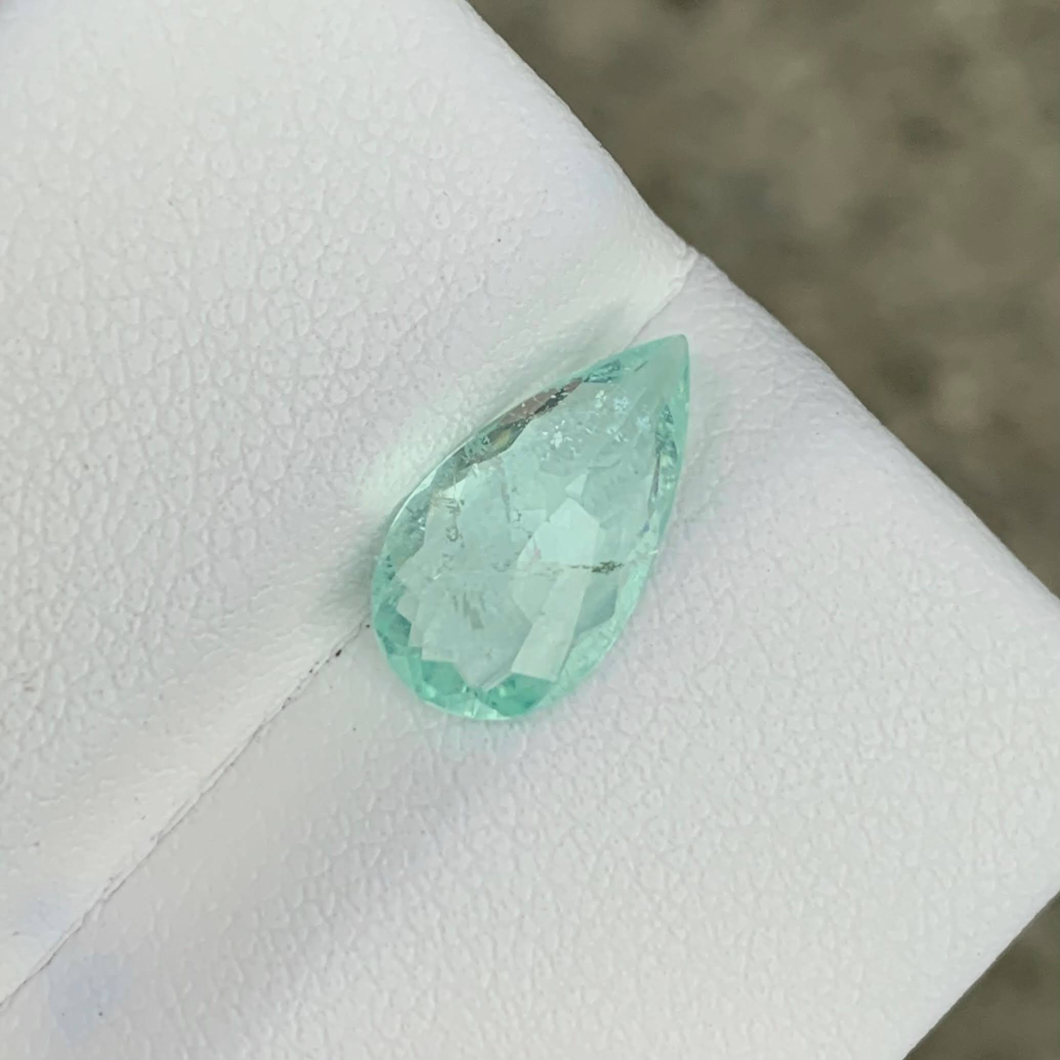 Neon Blue Green 2.17Ct Certified Paraiba