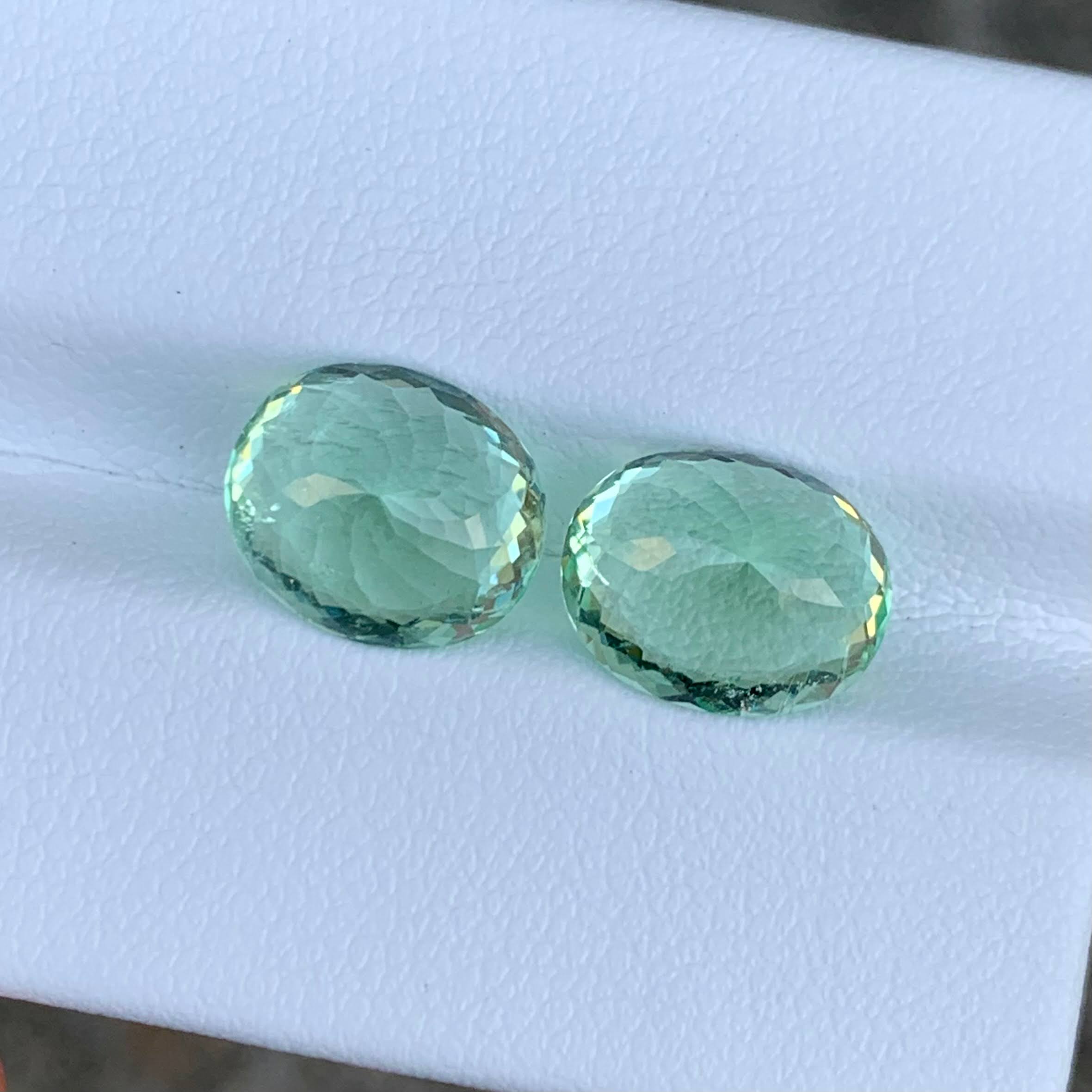 Certified Paraiba Tourmaline Pair 5.78Ct