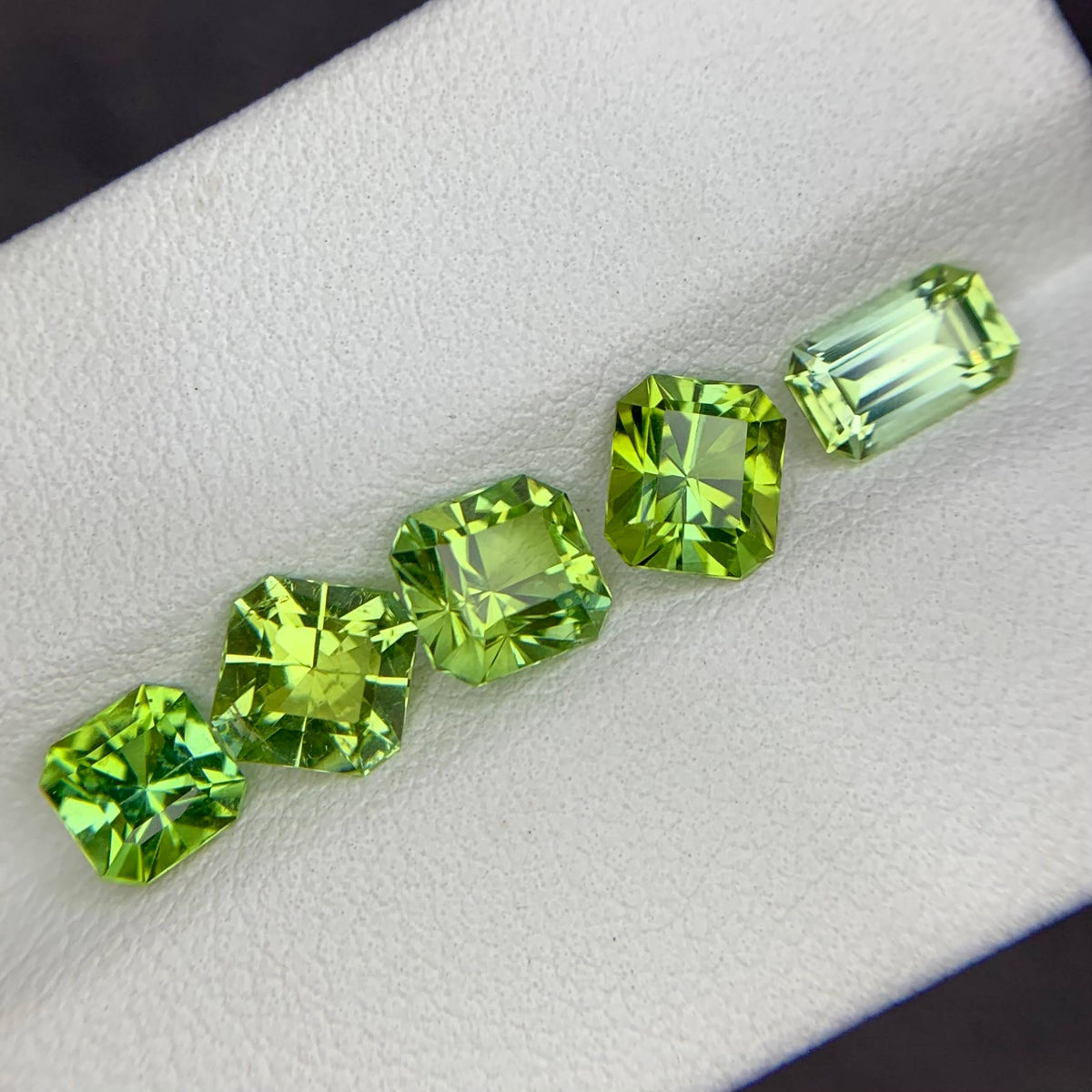 4.19ct Green Afghan Tourmaline Lot
