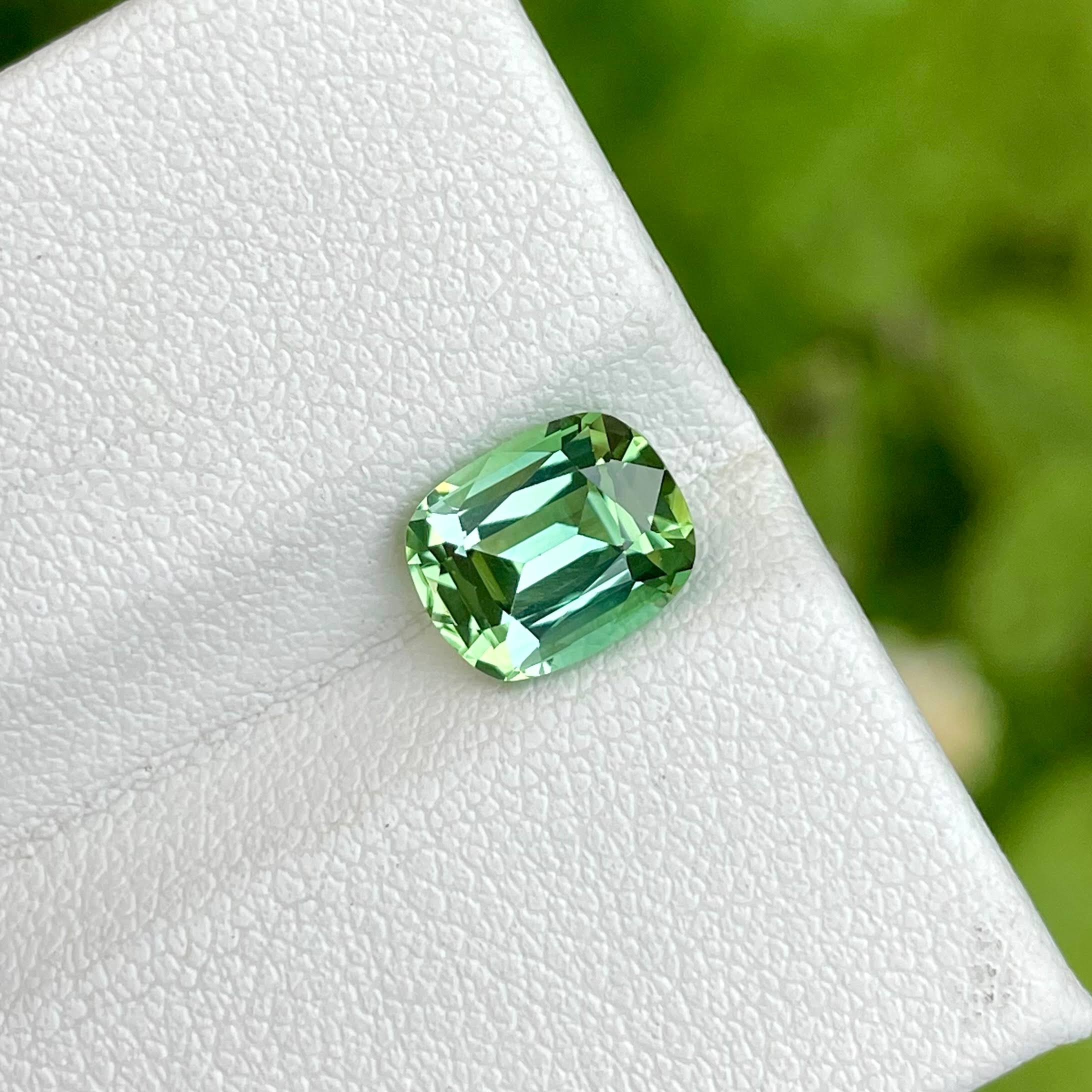 2.05 Carat Mint Green Tourmaline Stone