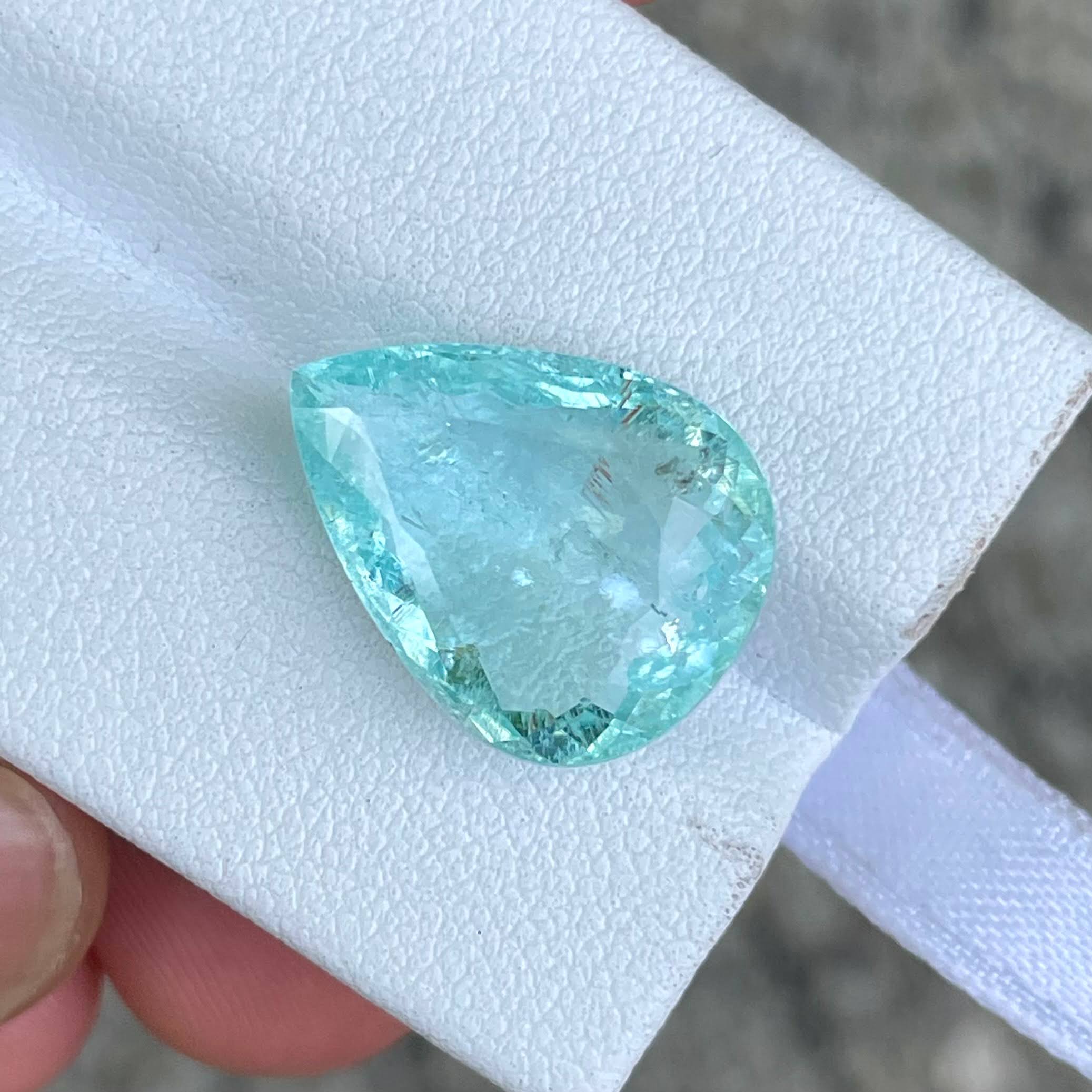 10.71 carats Neon Paraiba Tourmaline