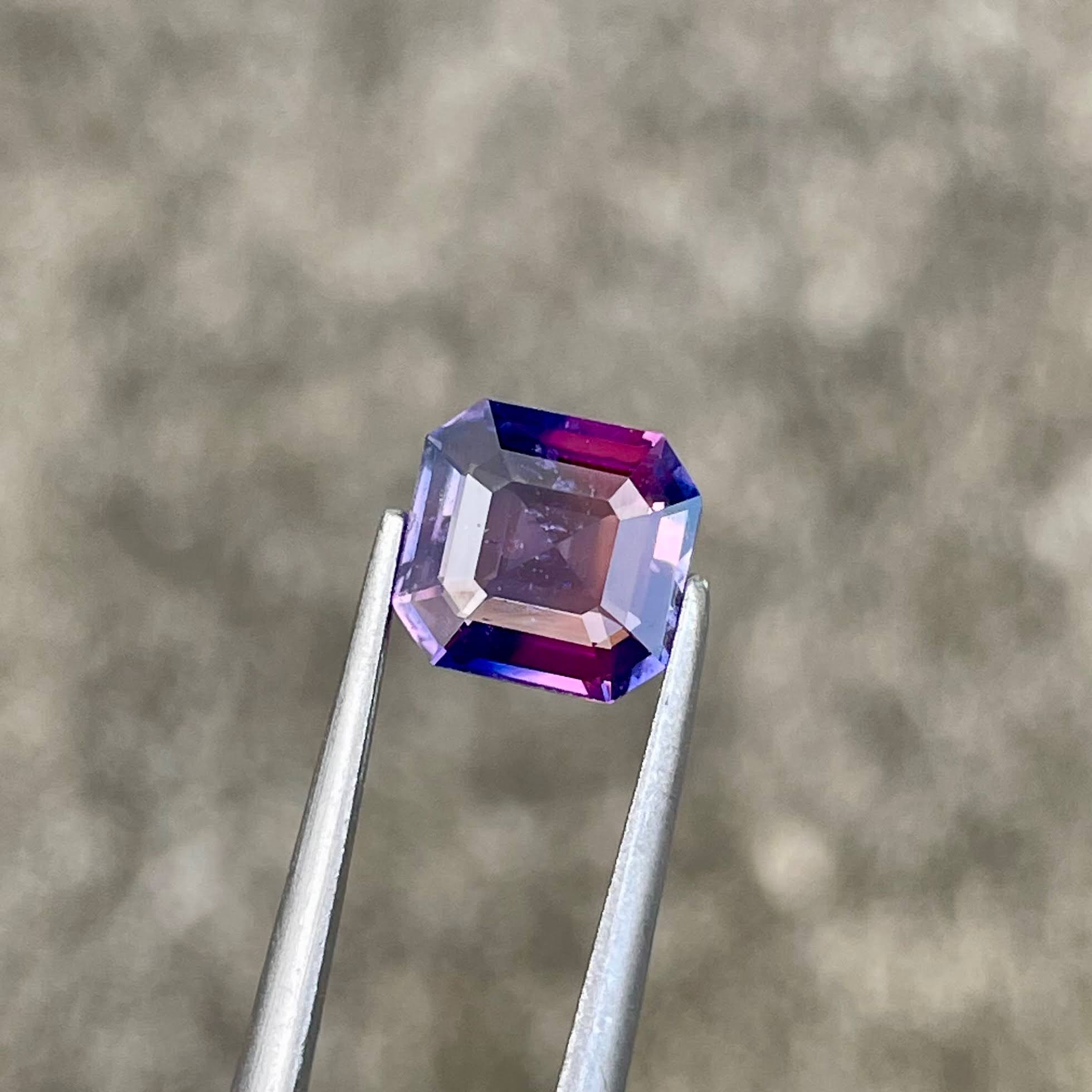 2.04 Carats Rare Bicolor Sapphire