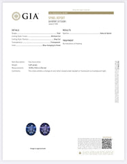 GIA Certified 3.69 Carats Blue Spinel