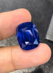 30.10 Carats Intense Blue Sapphire