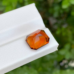 7.25 Carats Fire Citrine Gemstone