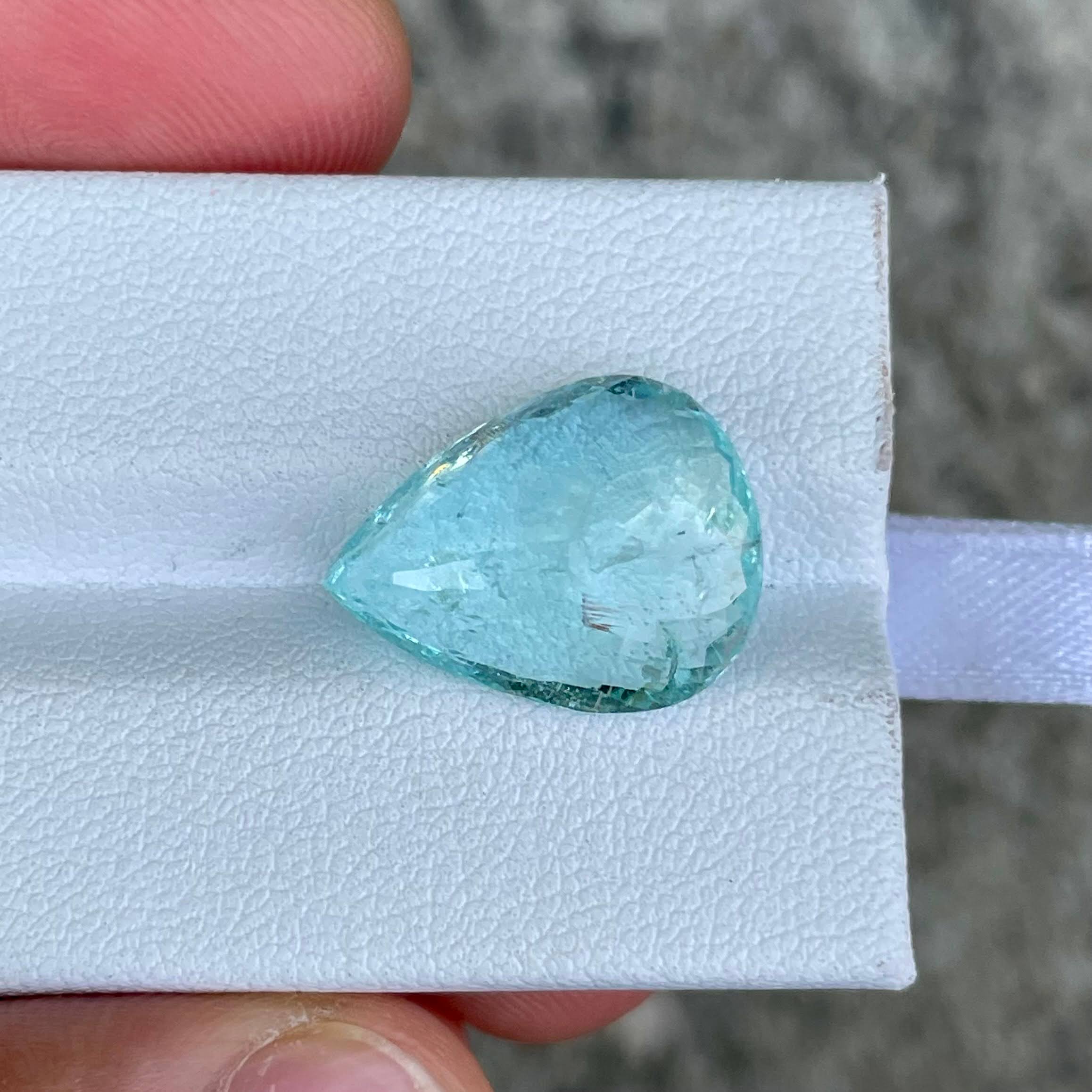 10.71 carats Neon Paraiba Tourmaline