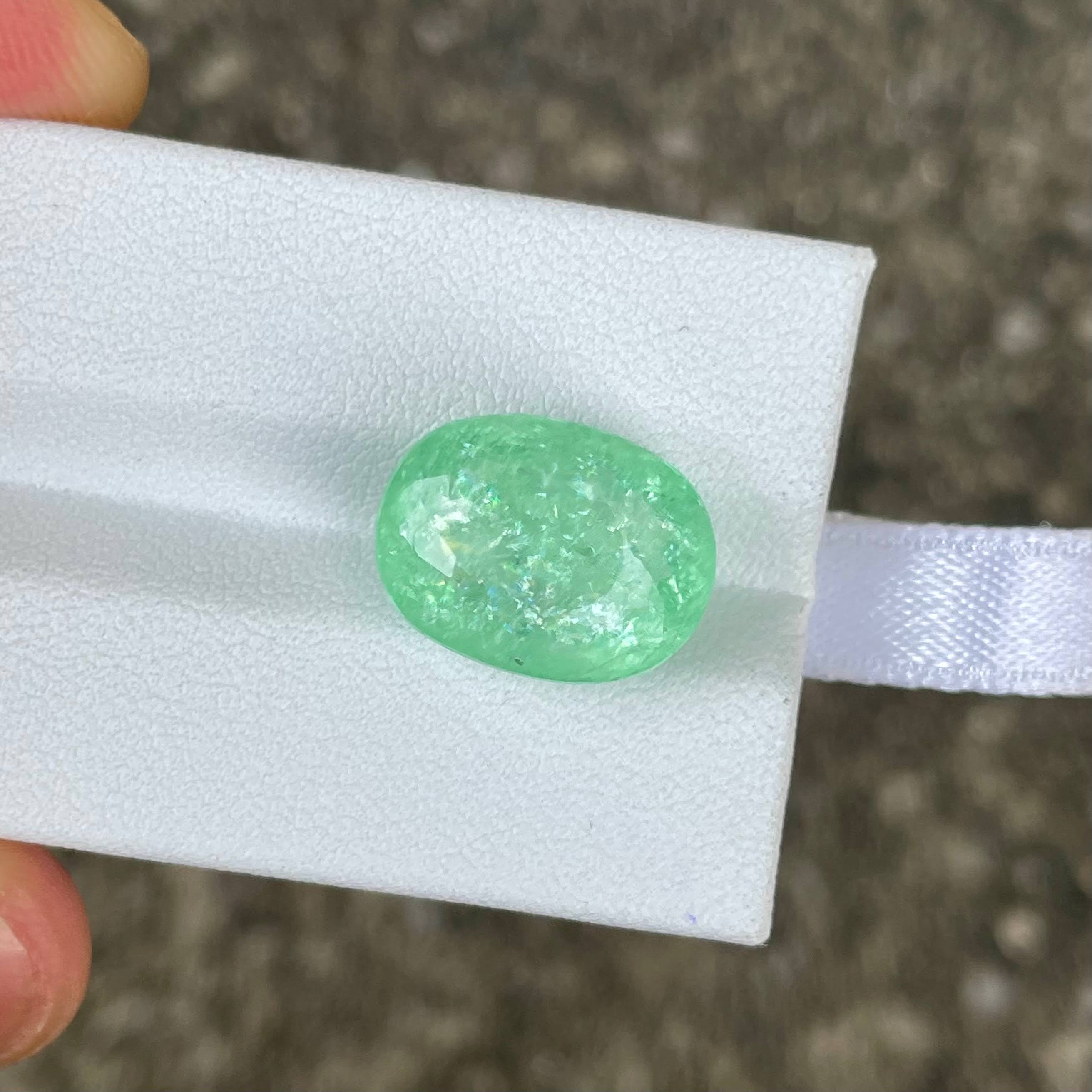 10.60 Carat Certified Paraiba Tourmaline