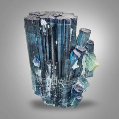 Gorgeous Indicolite Blue Color Tourmaline Cluster from Darrah I Pech, Kunnar, Afghanistan