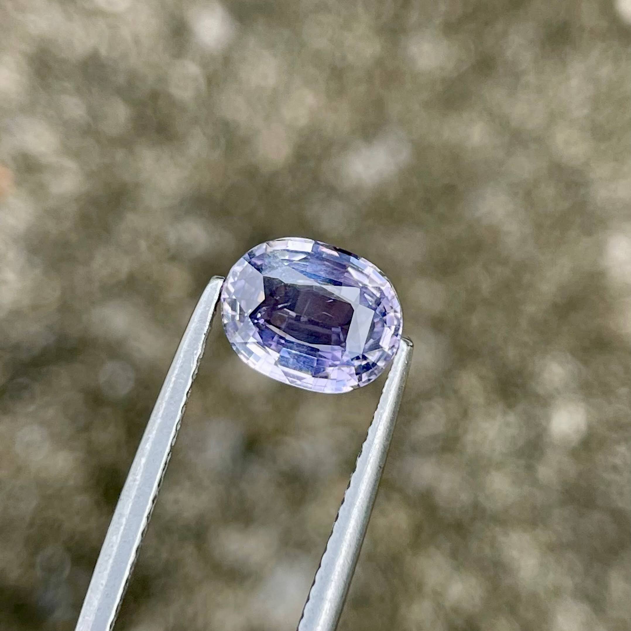 2.44 Carats Bluish Violet Sapphire Gem