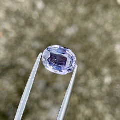 2.44 Carats Bluish Violet Sapphire Gem