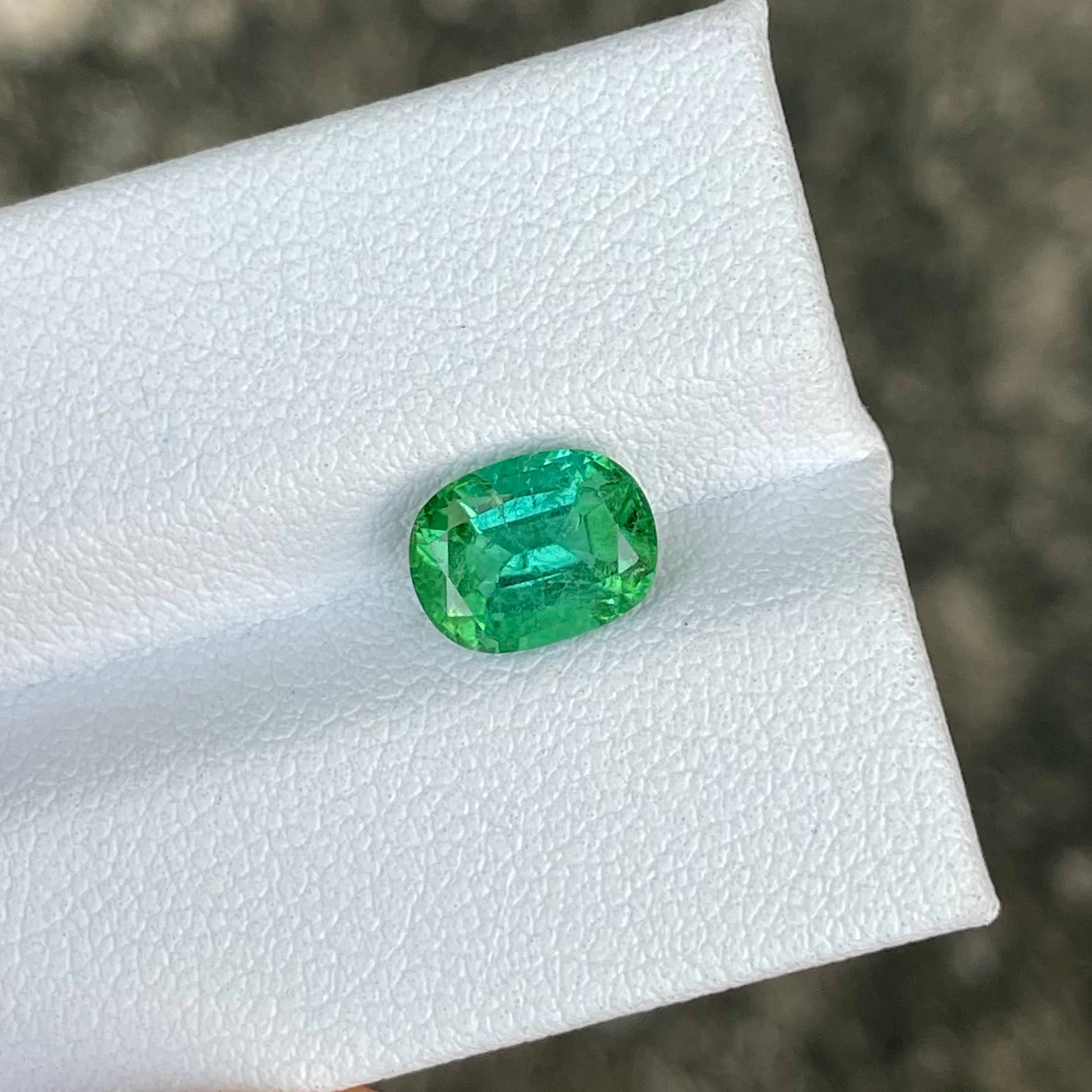 1.89 Carat Mint Green Tourmaline Stone