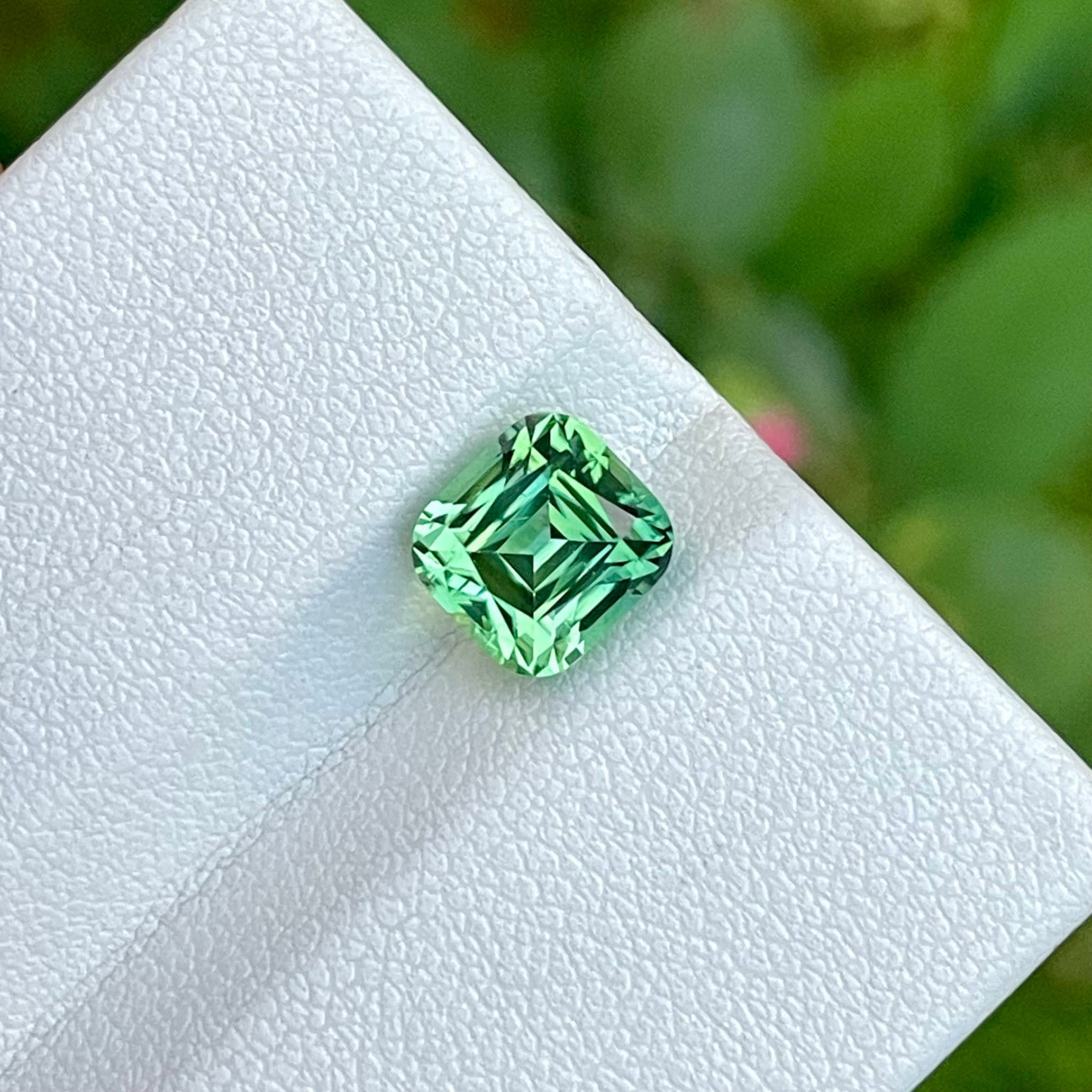 2.55 Carat Mint Green Tourmaline Stone