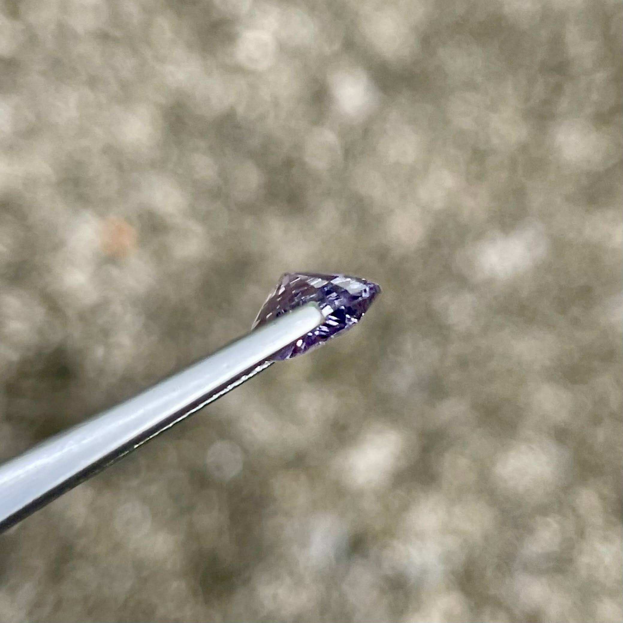 2.44 Carats Bluish Violet Sapphire Gem