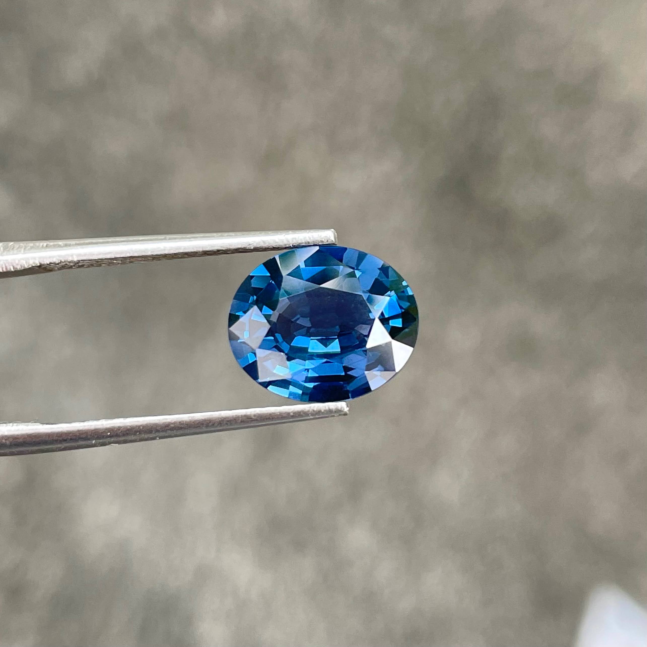 GIA Certified 3.69 Carats Blue Spinel