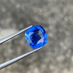 6.59 Carats No Heat Blue Sapphire