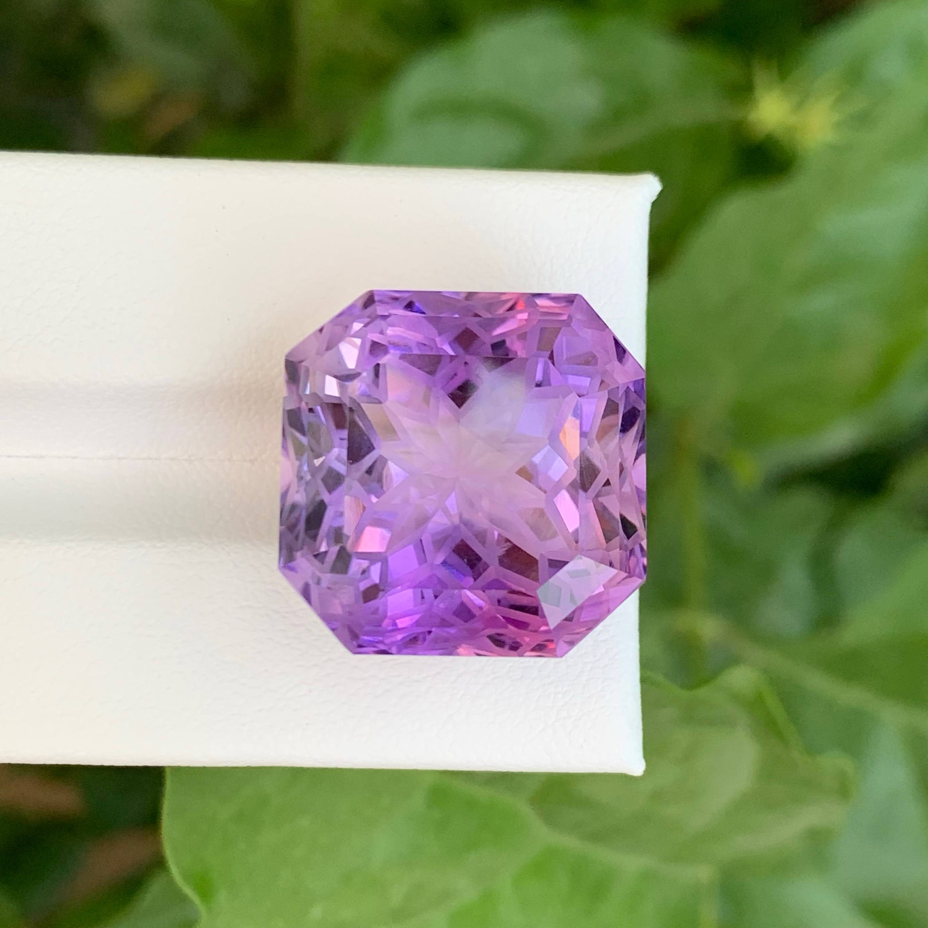 35.45 ct Natural Purple Amethyst Gemstone