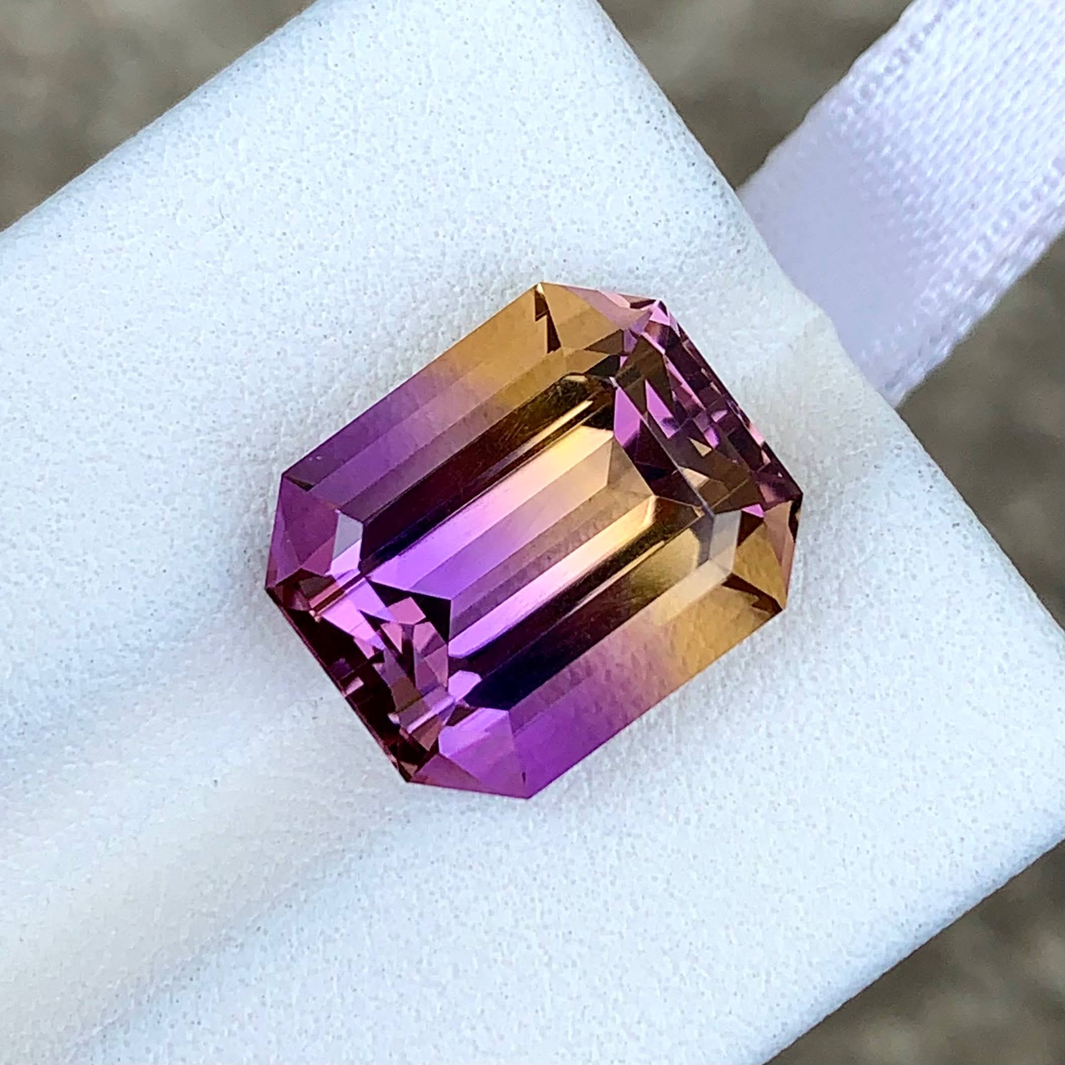 9.29 Ct Finest Ametrine Emerald Cut