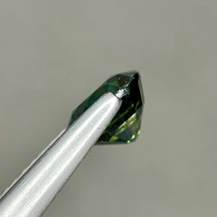 1.81 Ct Green Teal Sapphire Cushion Cut