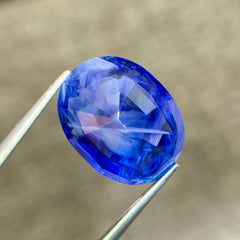 13.17ct Cornflower Blue Sapphire Oval