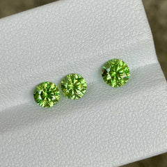 1.64 Carats Demantoid Garnet Set