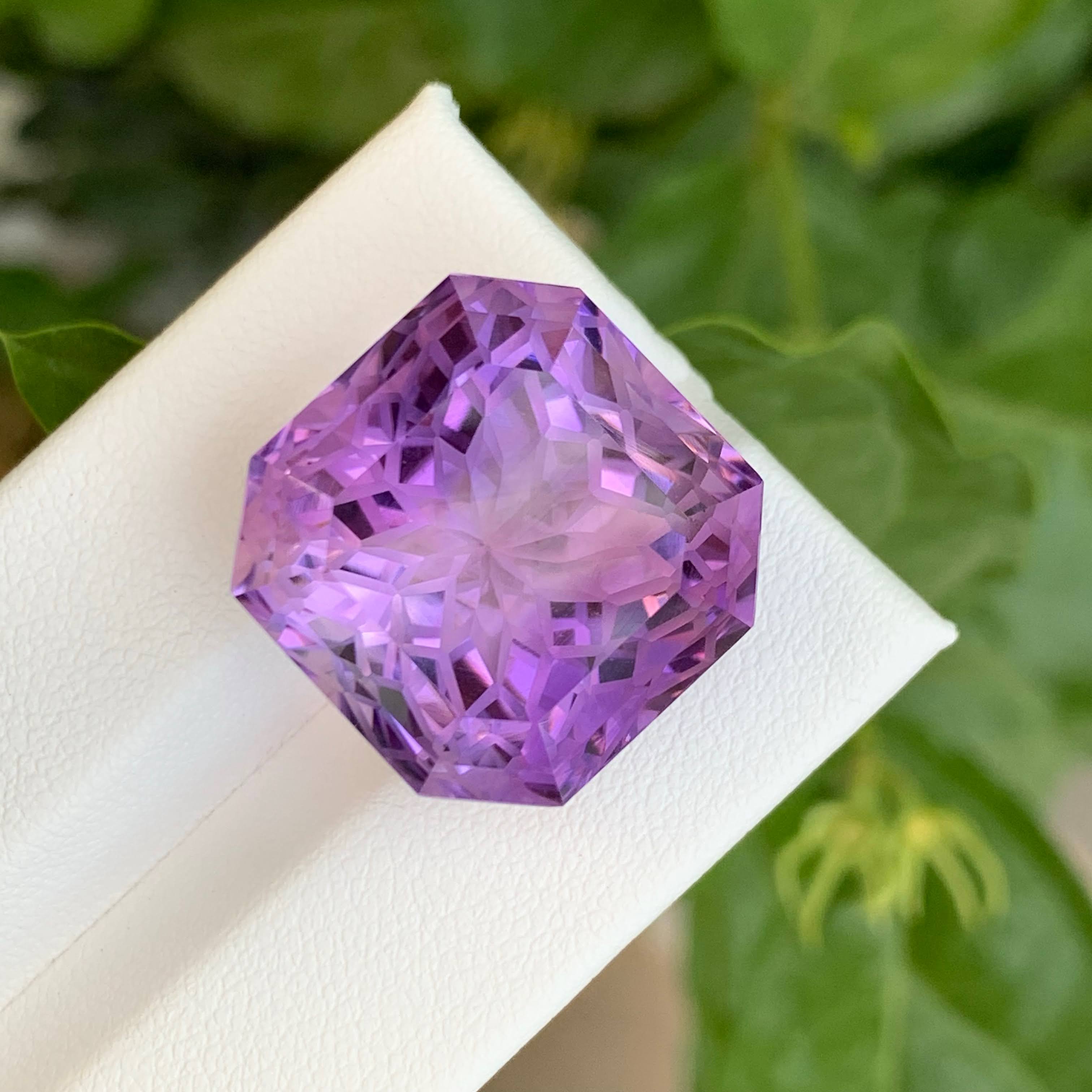 35.45 ct Natural Purple Amethyst Gemstone