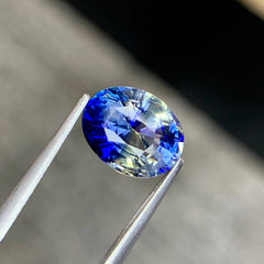 2.61 Ct Natural Parti Sapphire Oval