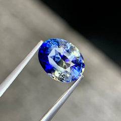 2.61 Ct Natural Parti Sapphire Oval