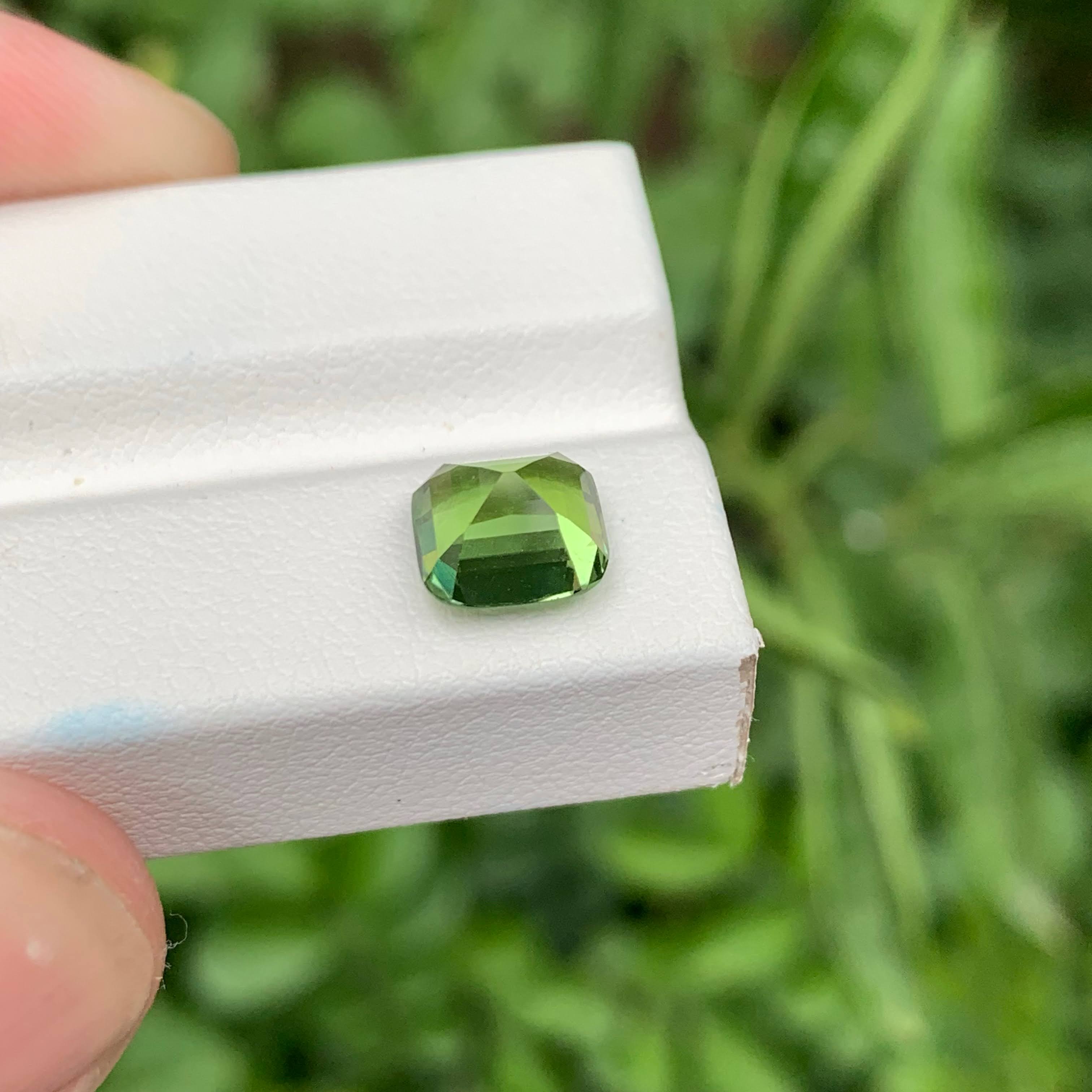 1.95 Carat Mint Green Tourmaline Stone