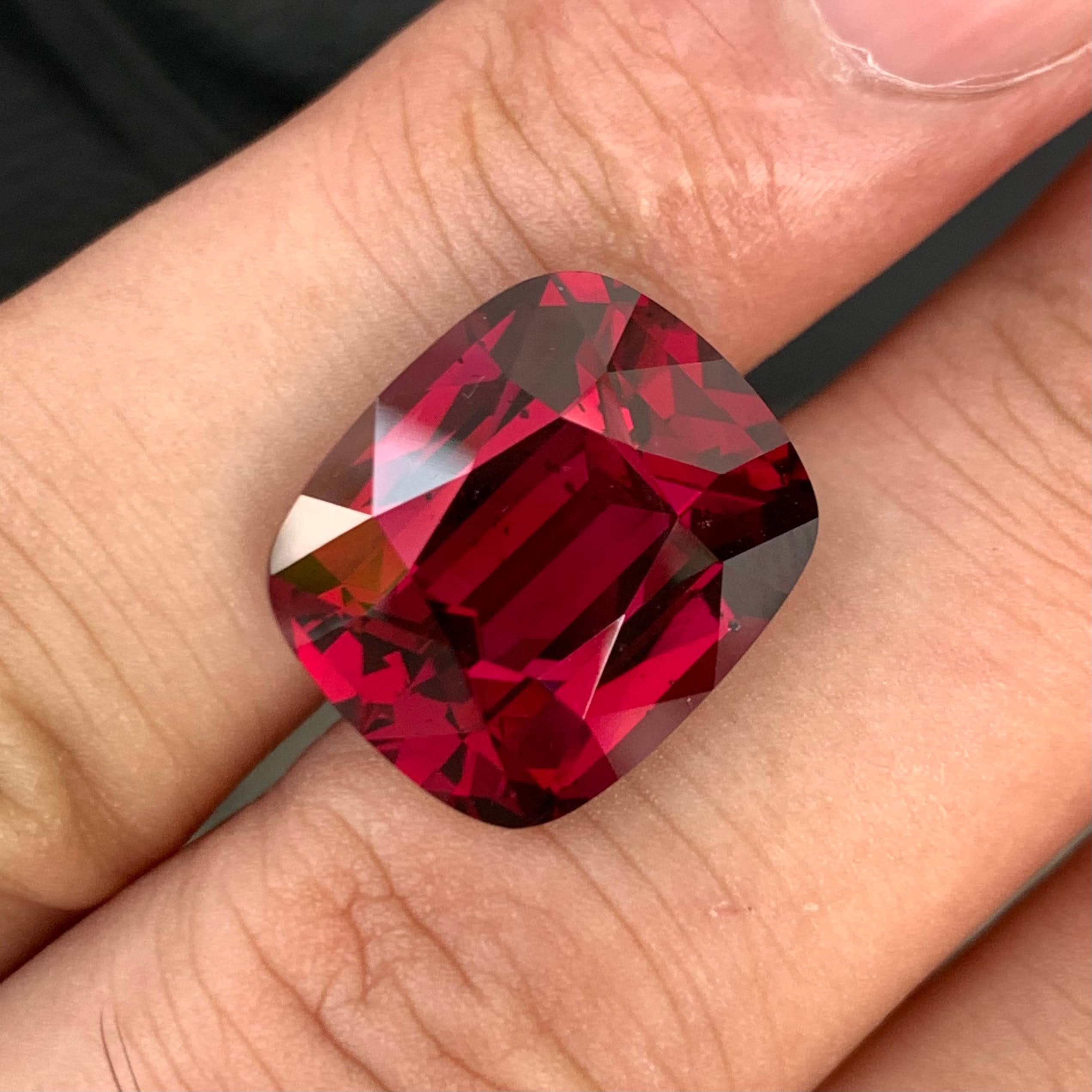 19-84-carats-rich-red-garnet-modified-cushion-cut-tanzanian-gemstone