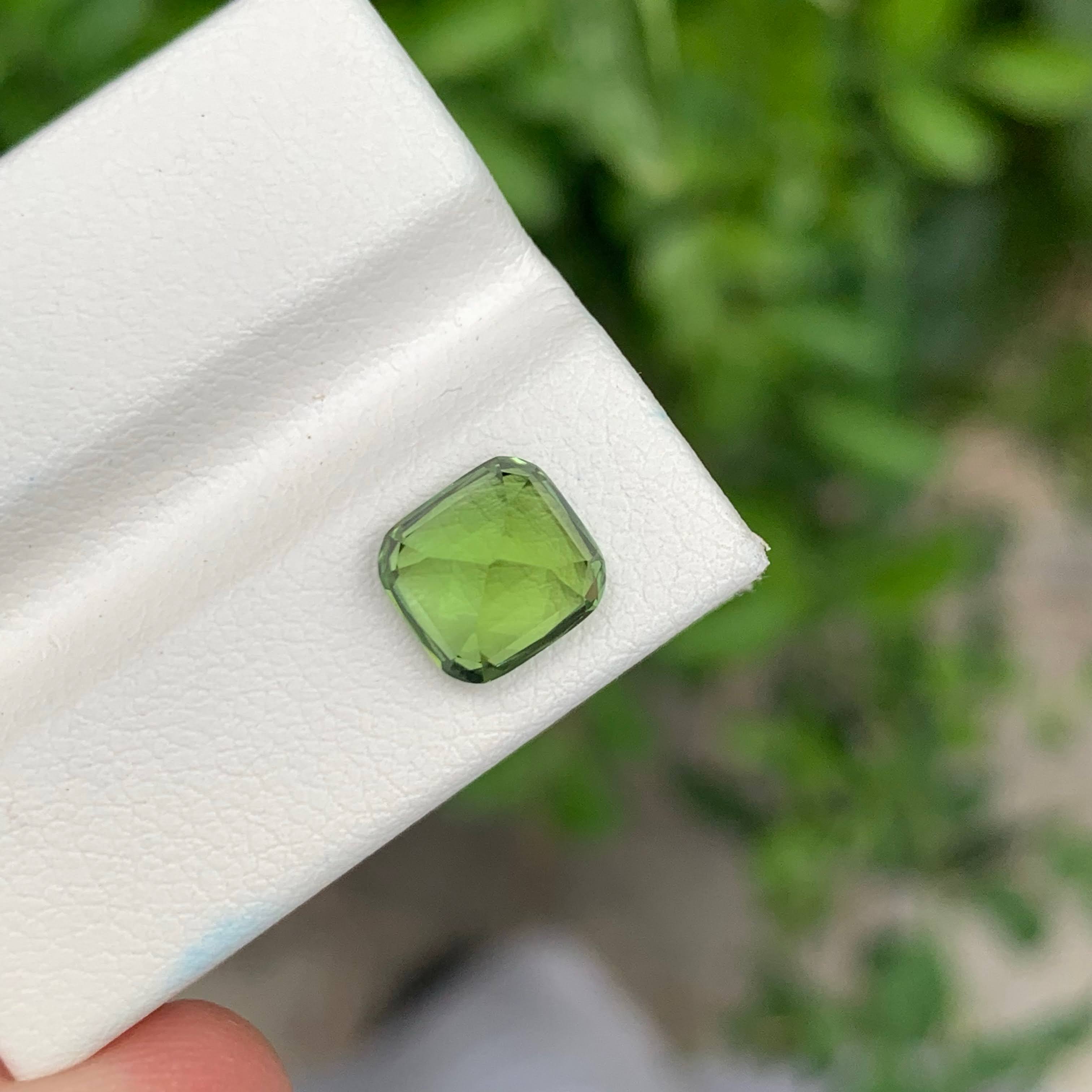 1.95 Carat Mint Green Tourmaline Stone