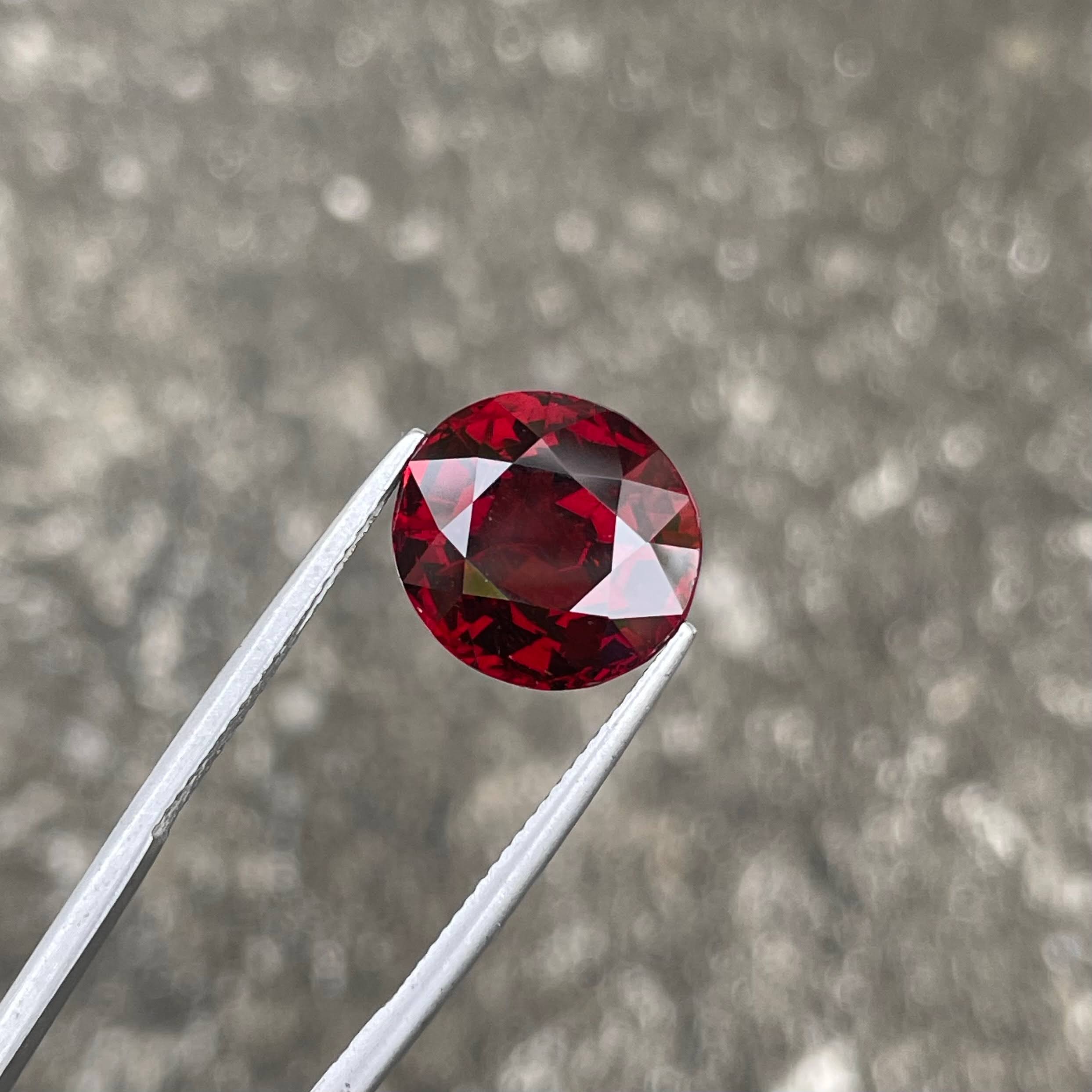 12.31 Carats Loose Red Garnet Gemstone