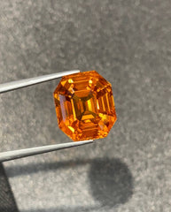 16.18 Carats Certified Orange Sapphire