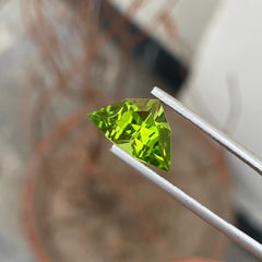 Rare Unusual Shape Natural Peridot Gemstone