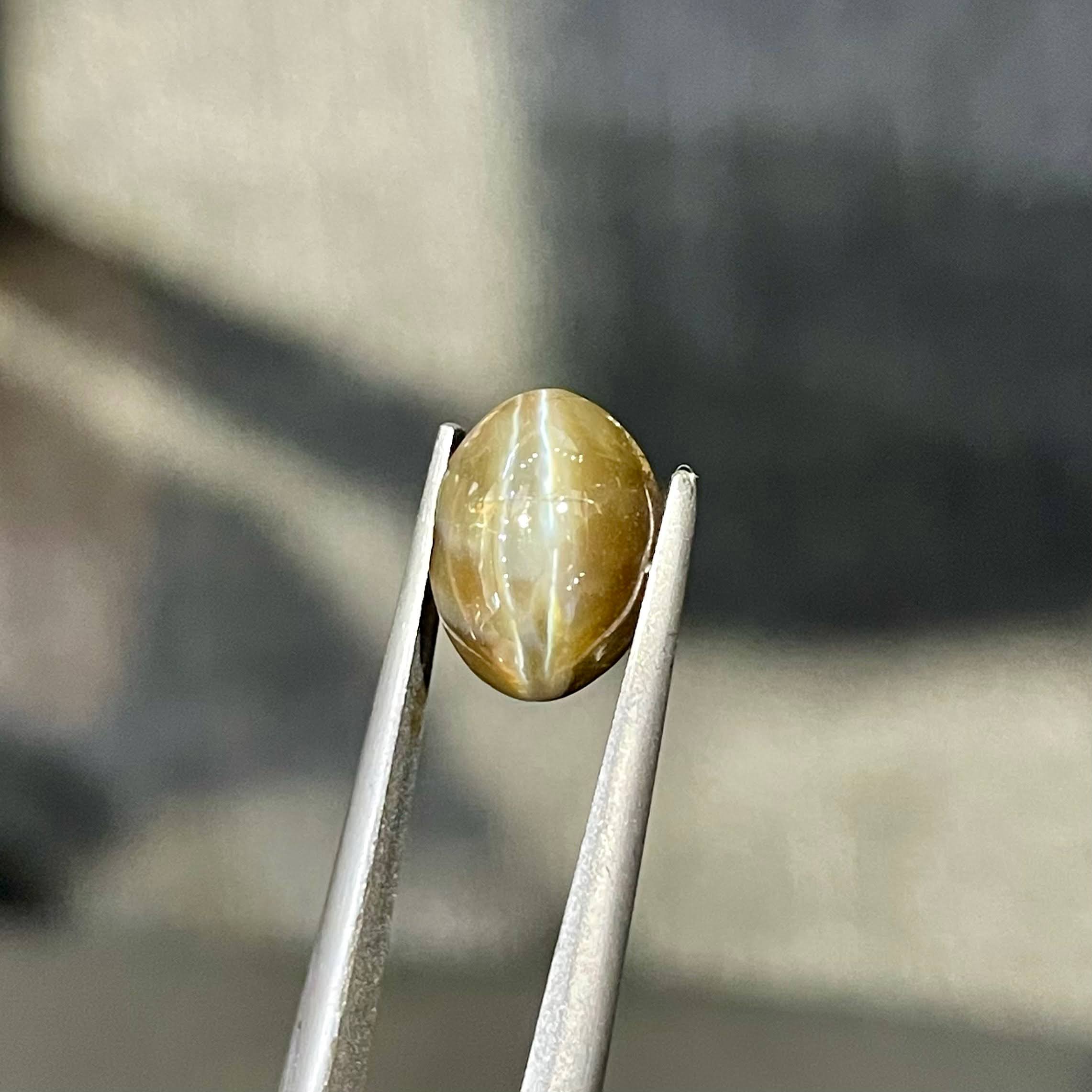 5.11 Carats Certified Cat Eye Chrysoberyl