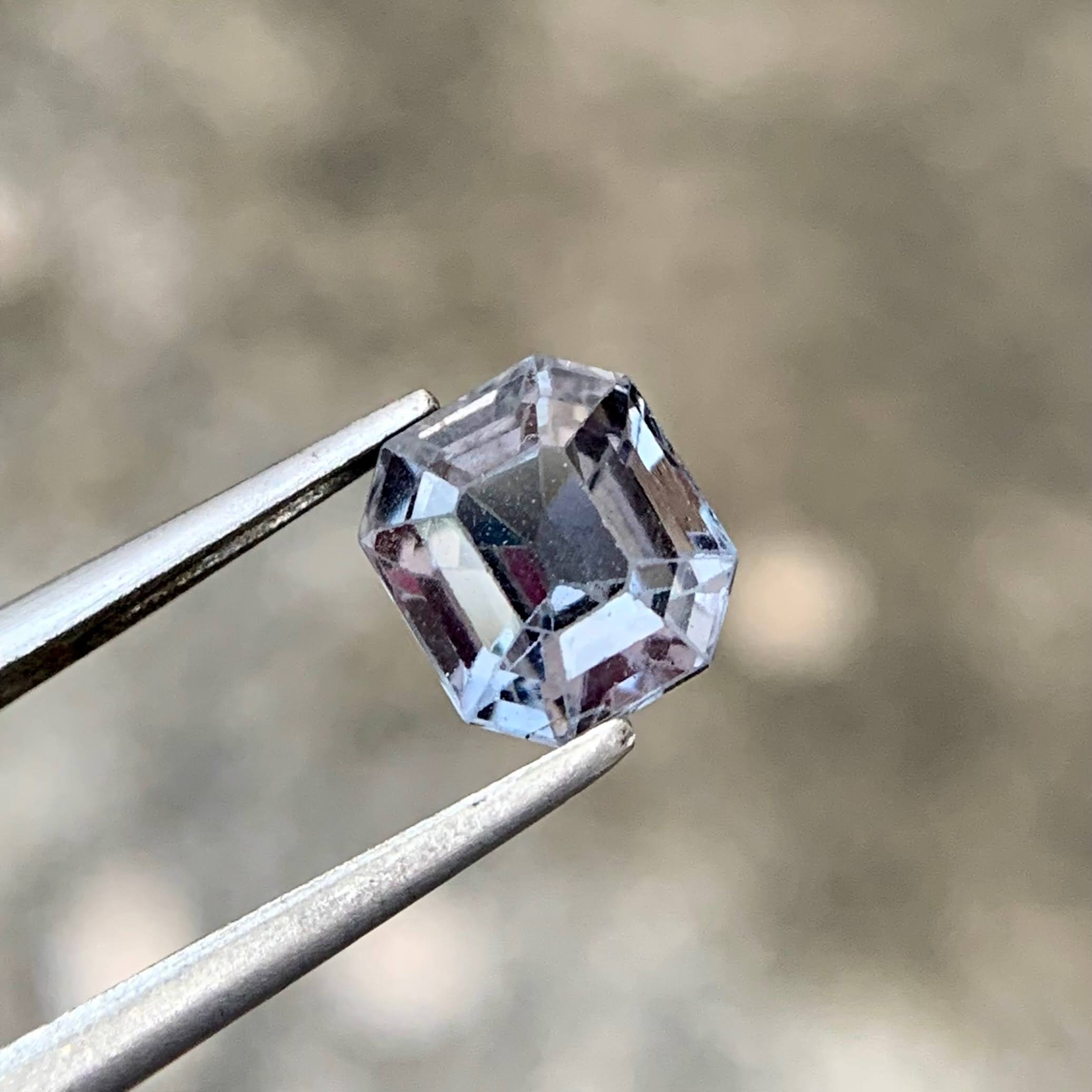1.72 Ct Metal Gray Burmese Spinel Cushion