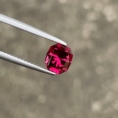 1.63 Carat Reddish Pink Garnet Stone