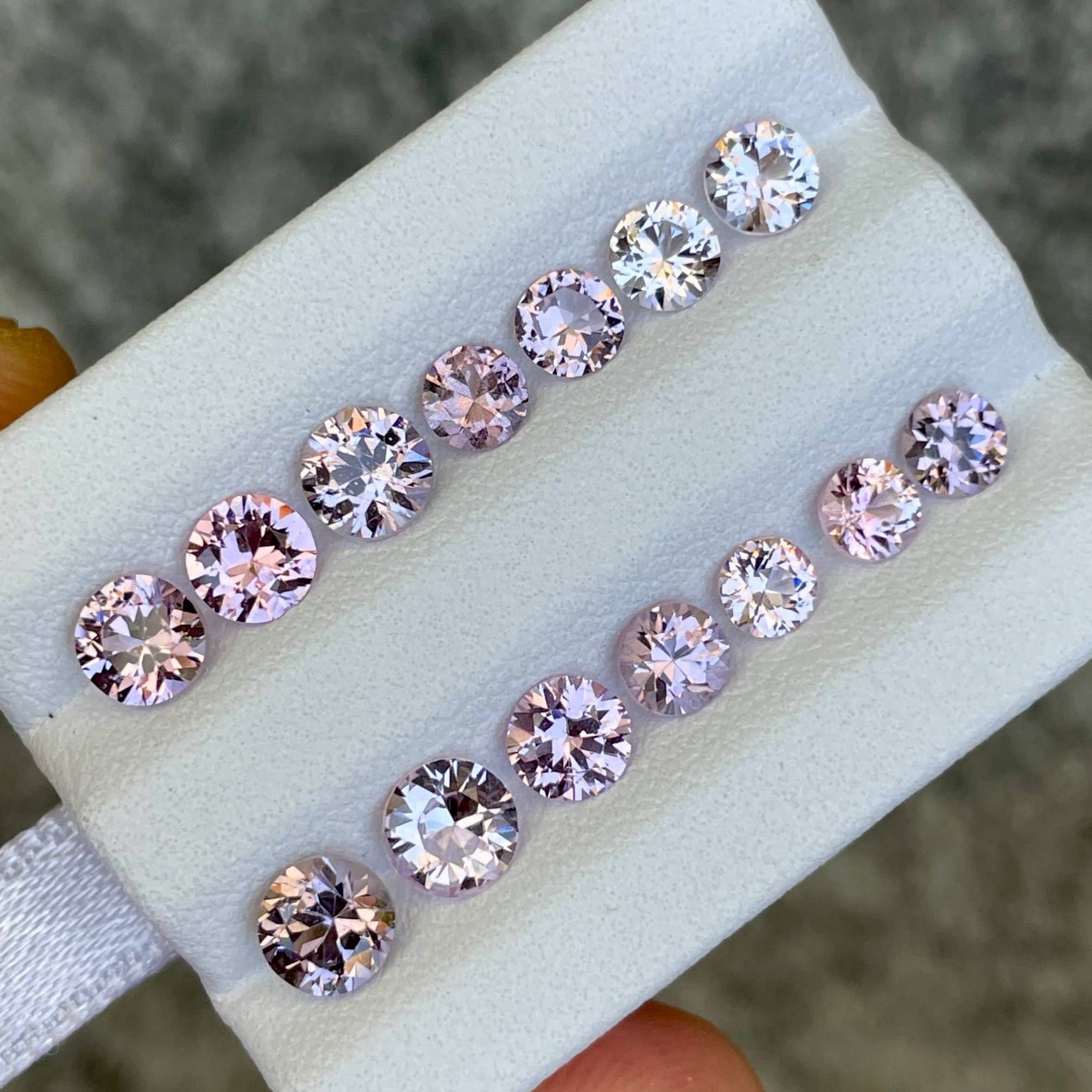 6.23 carats 14 Piece Pink Spinel Lot